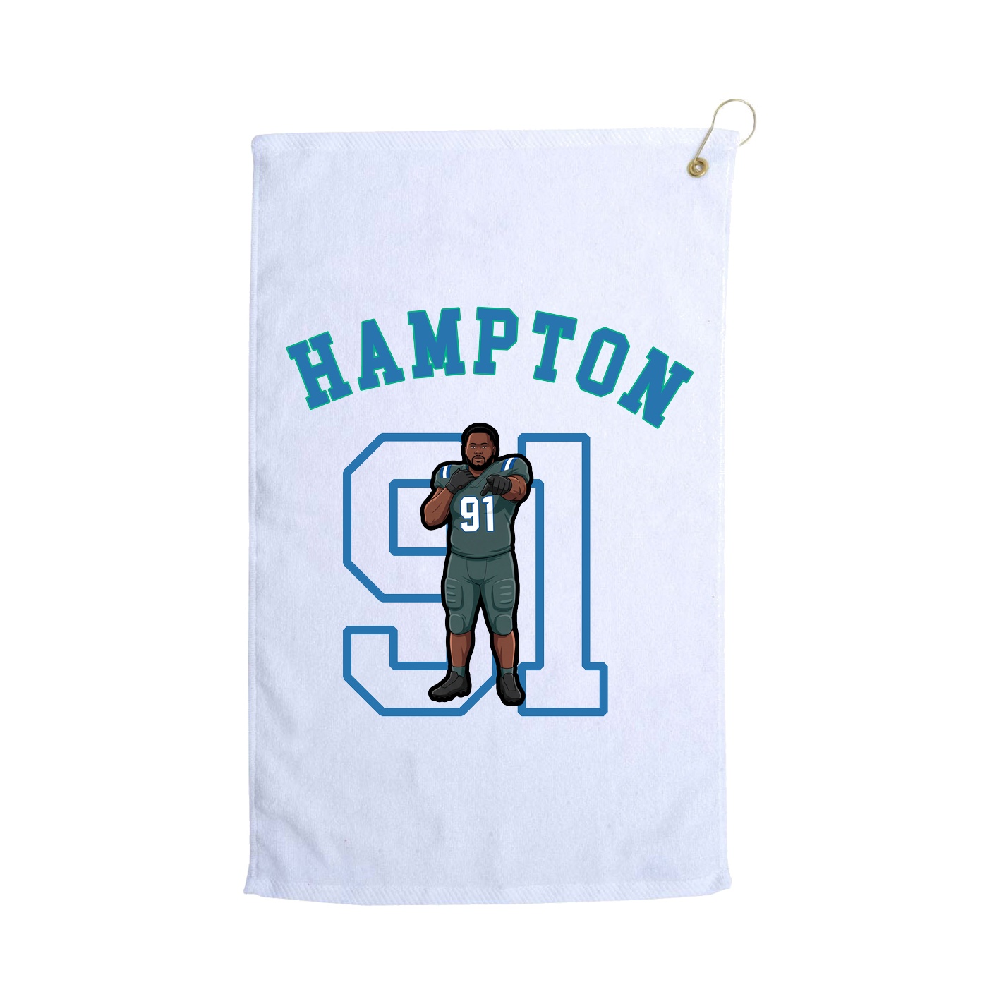 Golf Towel — Shirsey Arch in White