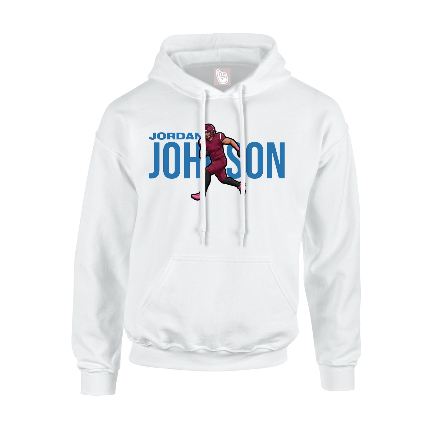 Hoodie — Player Name in White
