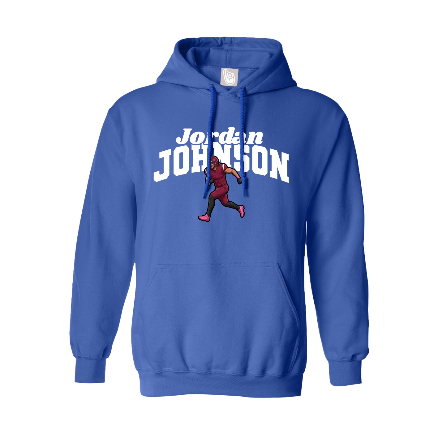 Youth Hoodie — Signature Arch in Royal