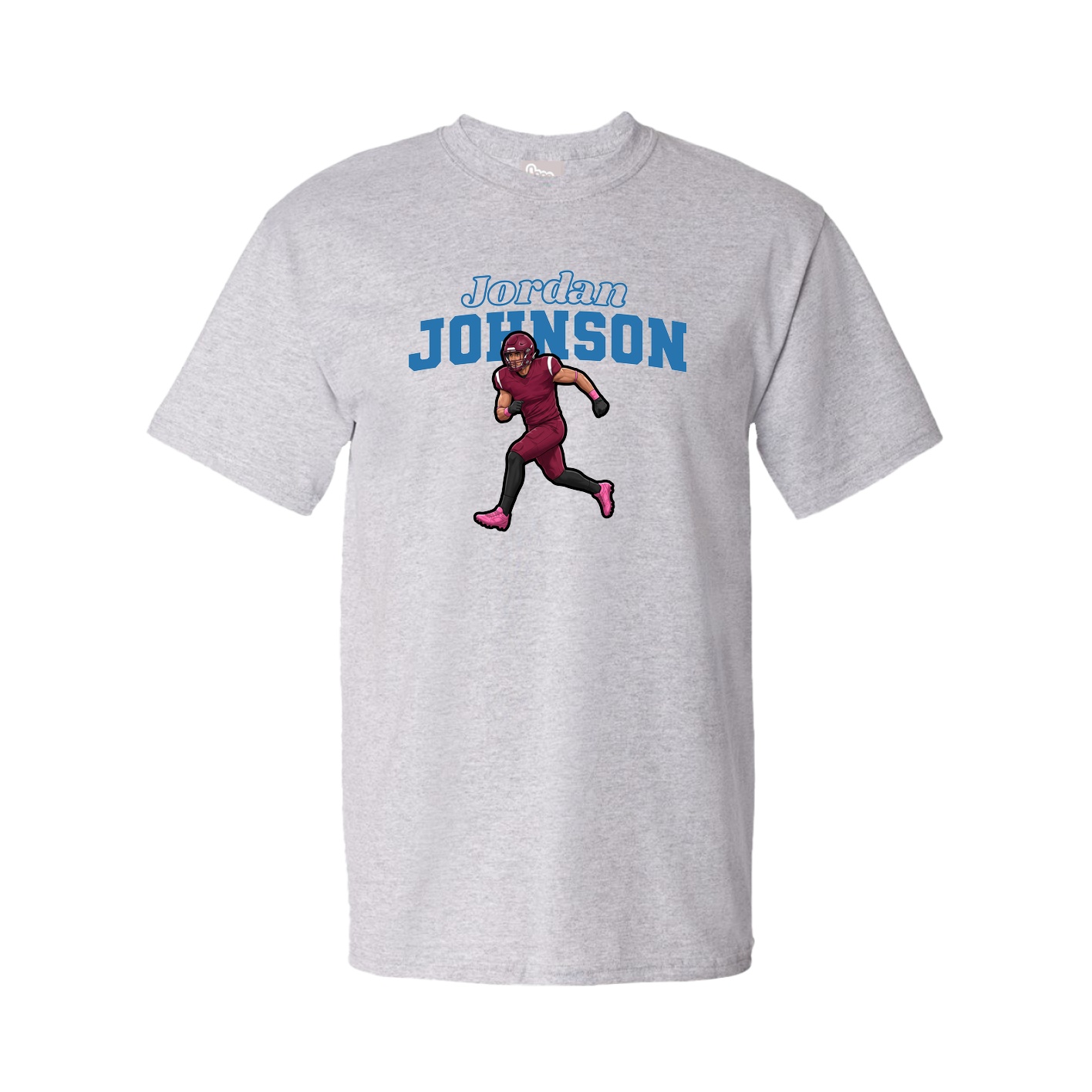 Tee — Name Arch in Grey