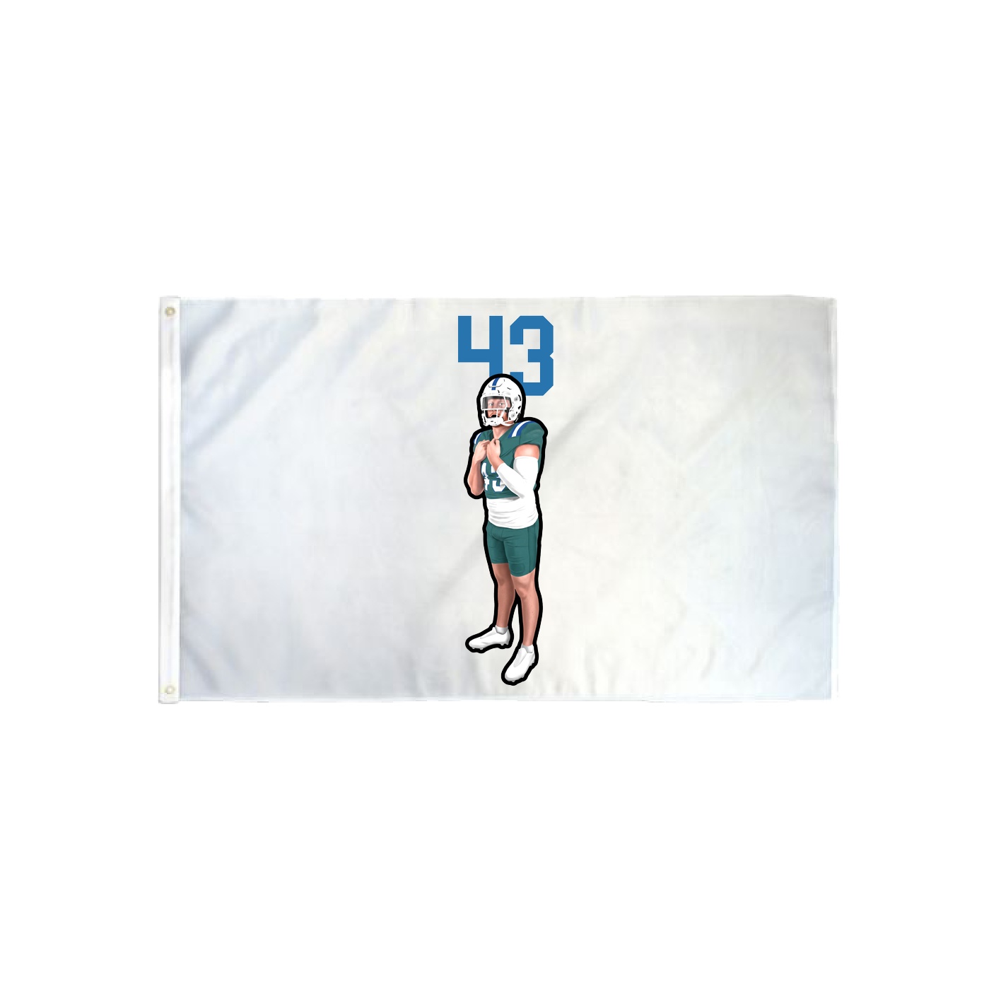 3x5 Flag — Number Top in Classic