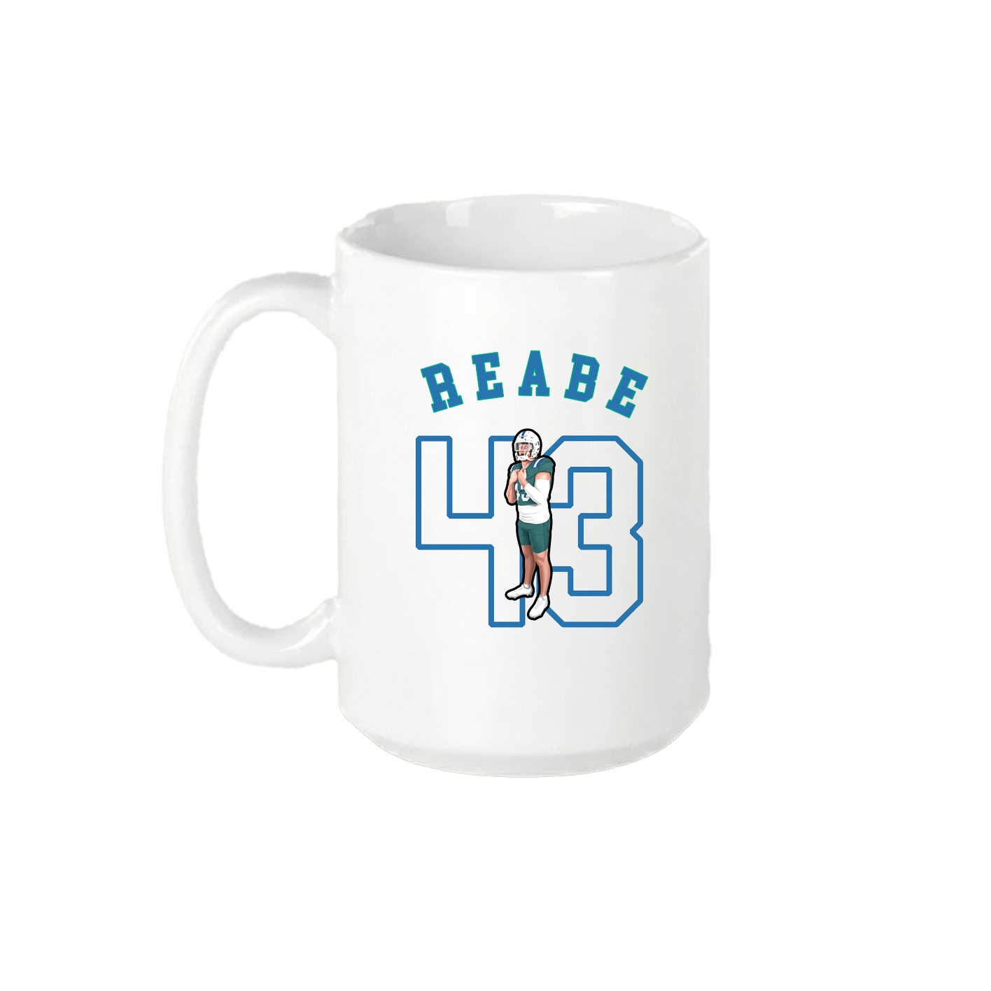 15oz Coffee Mug — Shirsey Arch in White