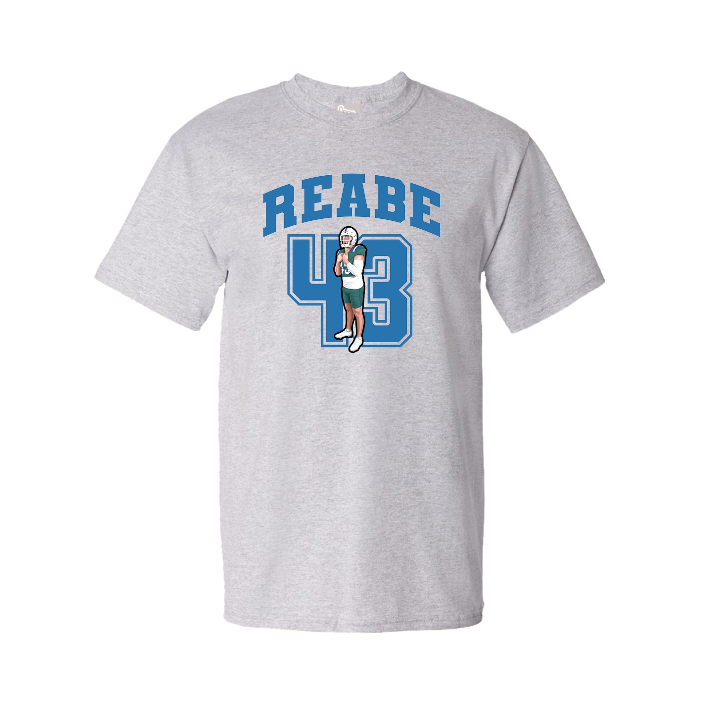 Youth Tee — Number in Grey