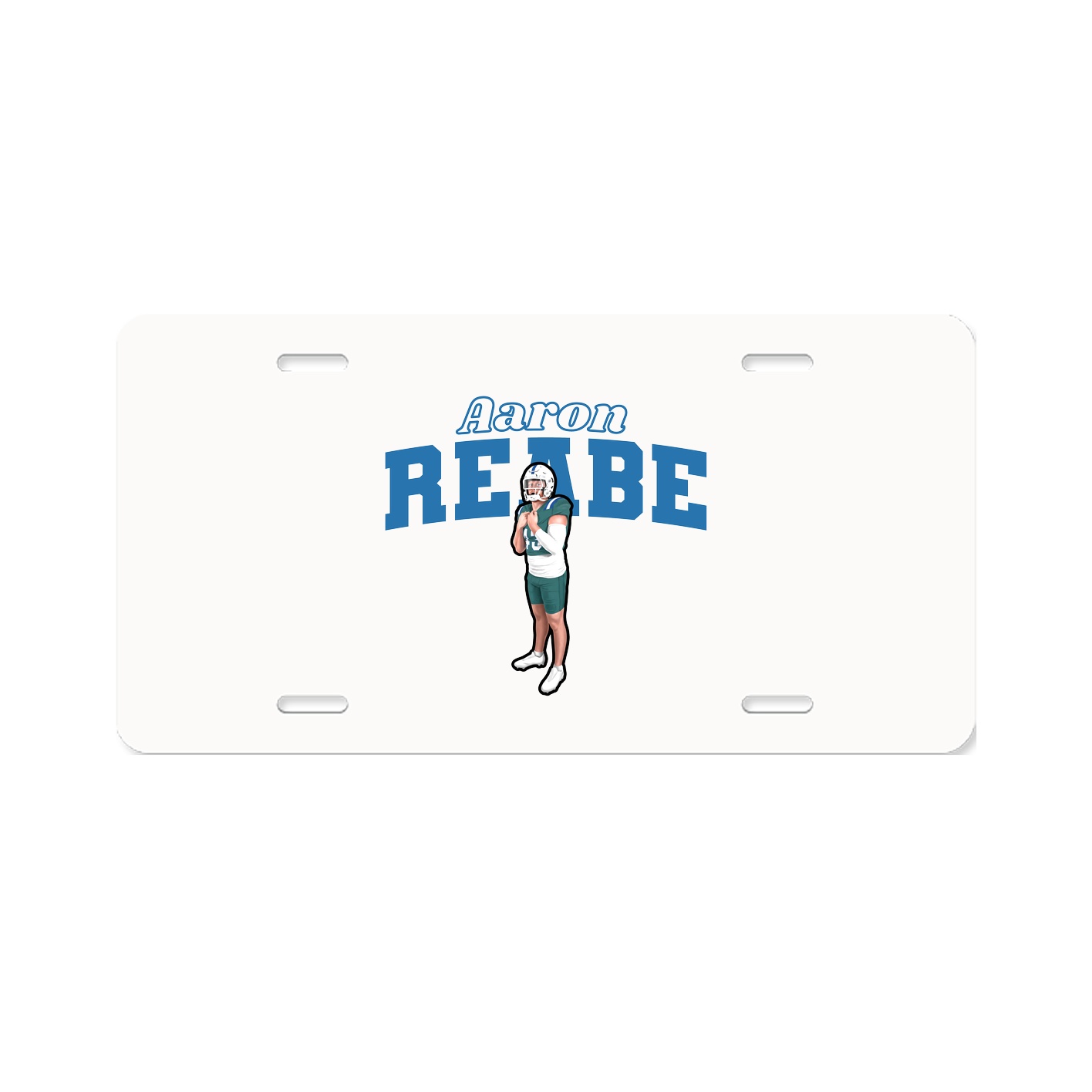 License Plate — Name Arch in Classic
