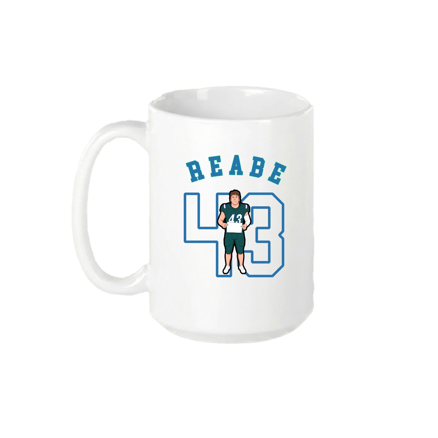 15oz Coffee Mug — Shirsey Arch in White