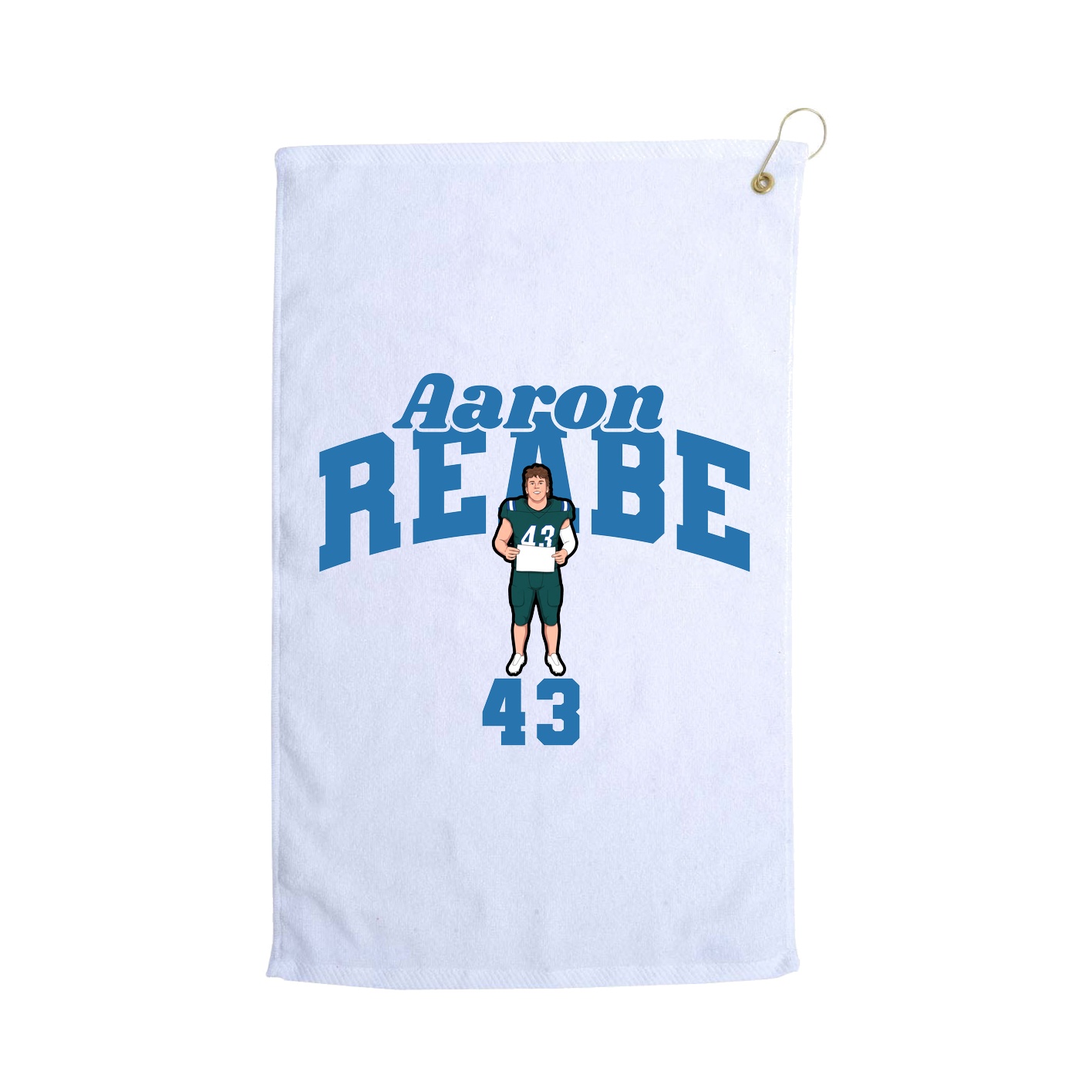 Golf Towel — Signature Arch in White