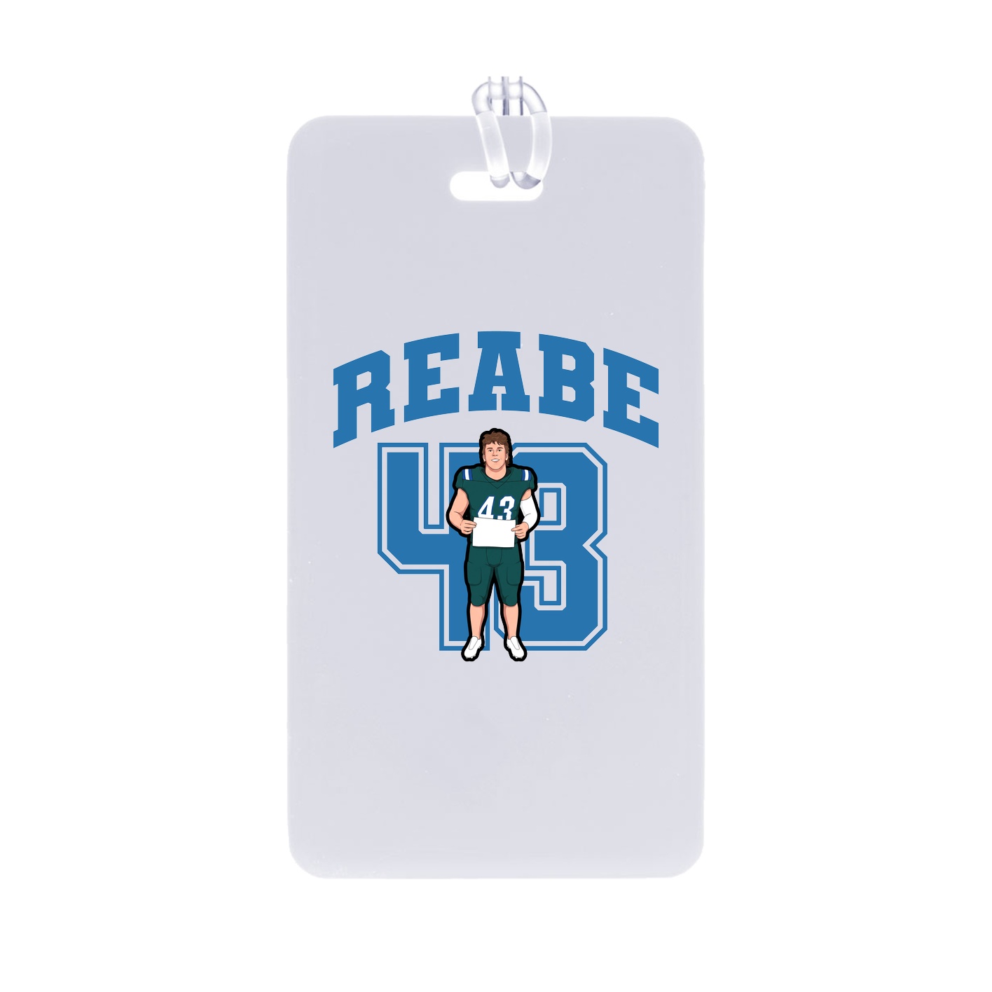 Bag Tag — Number in Classic