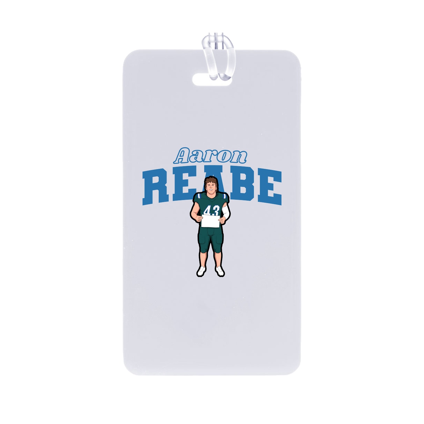 Bag Tag — Name Arch in Classic