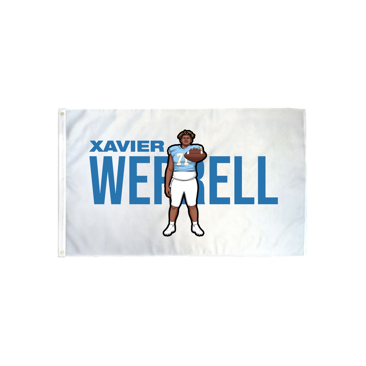 3x5 Flag — Player Name in Classic