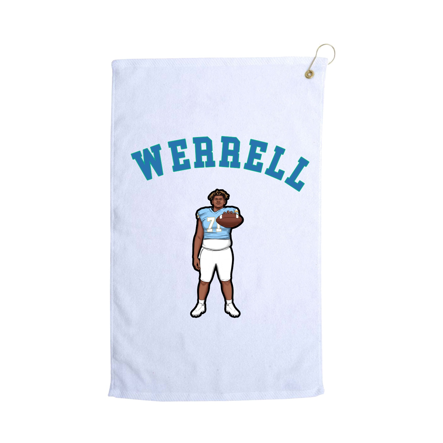 Golf Towel — Shirsey Arch in White