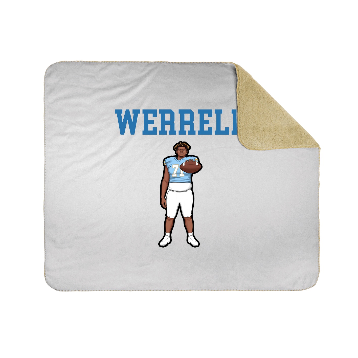 Throw Blanket — Shirsey in White