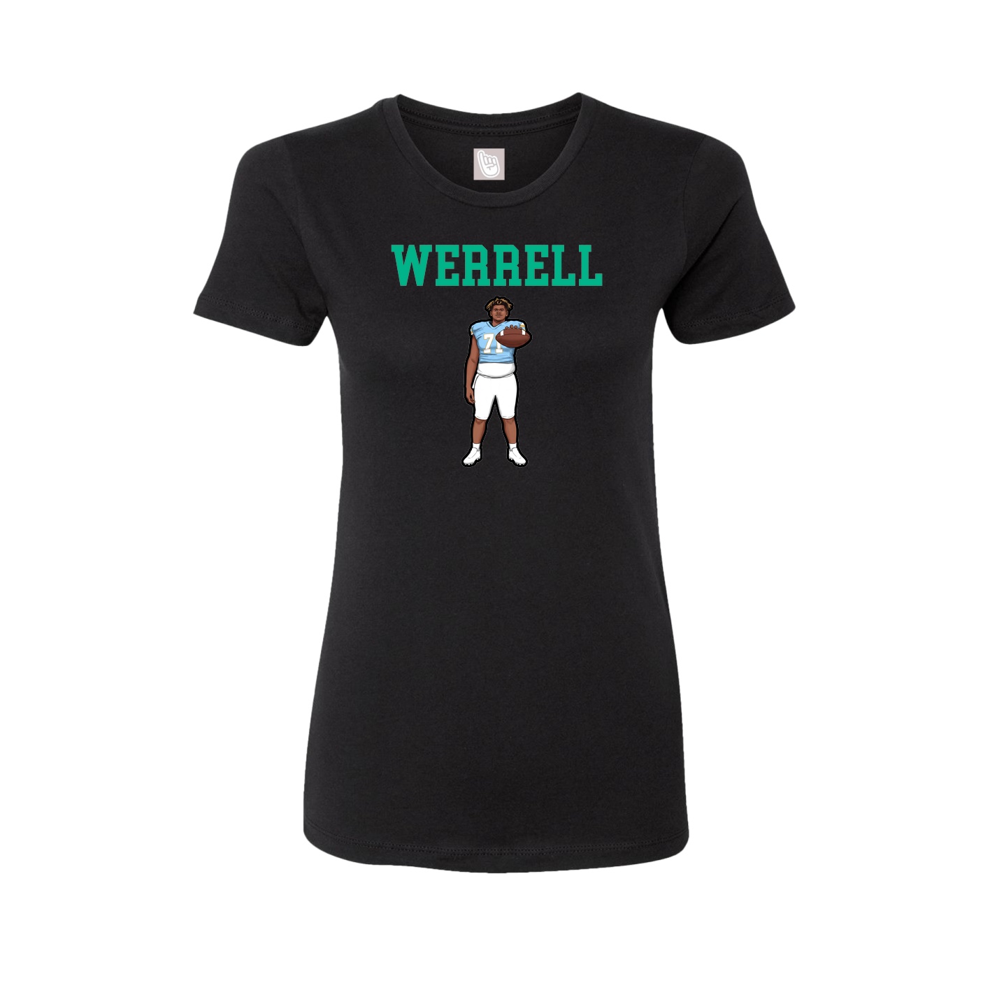 Fitted Women's Tee — Shirsey in Black