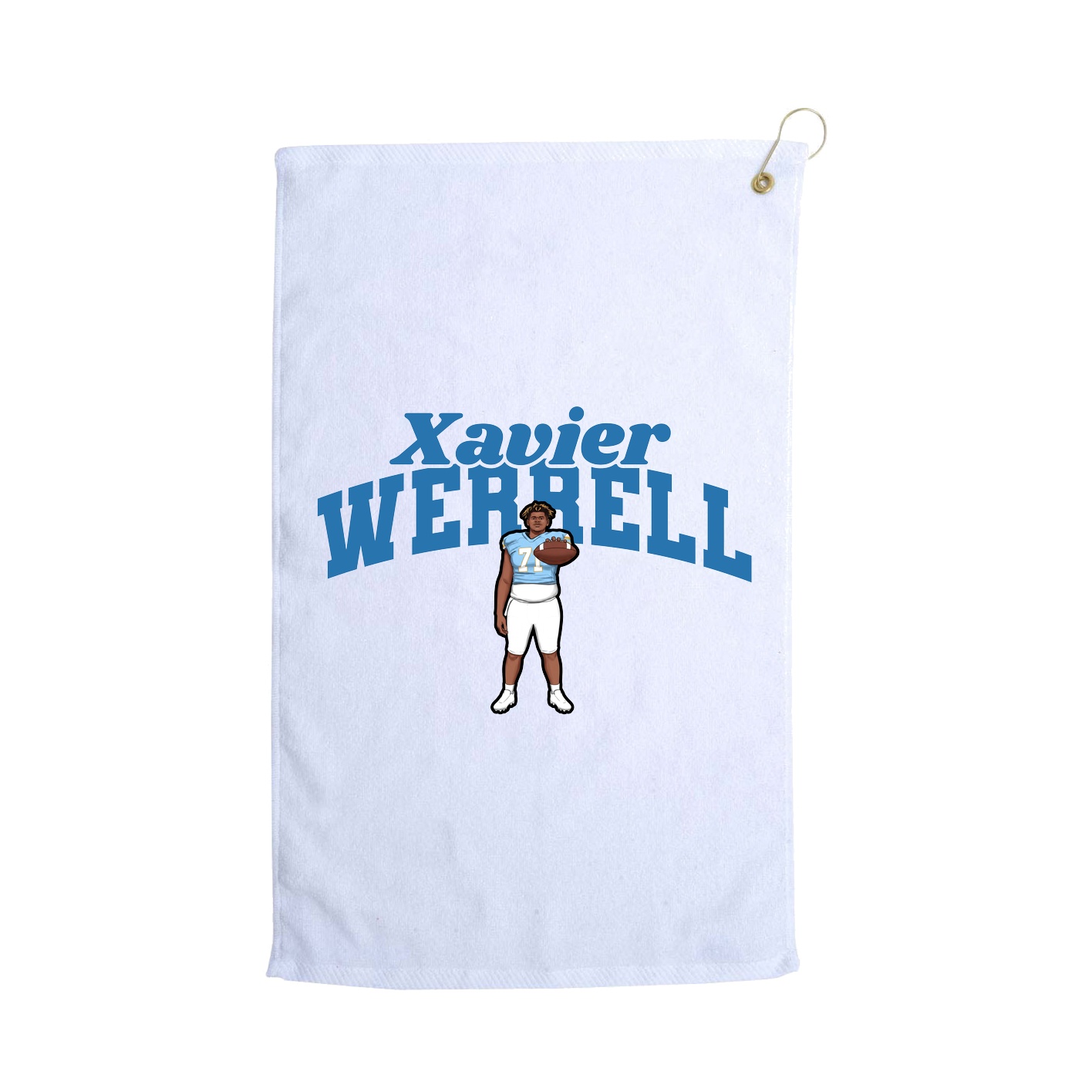 Golf Towel — Signature Arch in White
