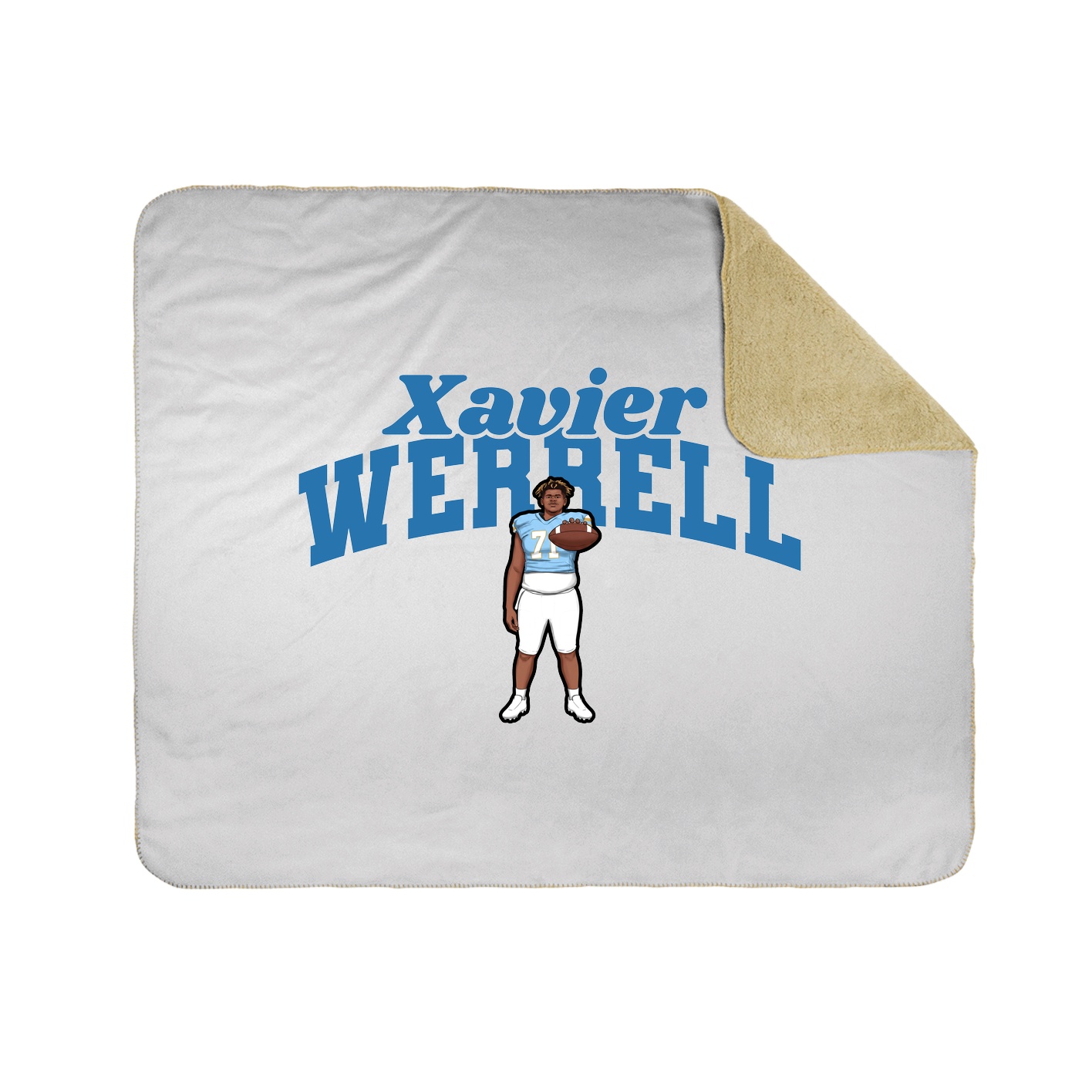 Throw Blanket — Signature Arch in White
