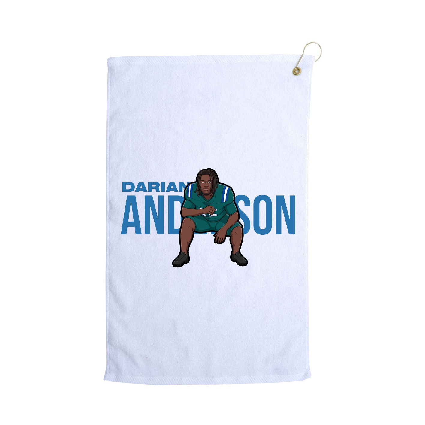 Golf Towel — Player Name in White