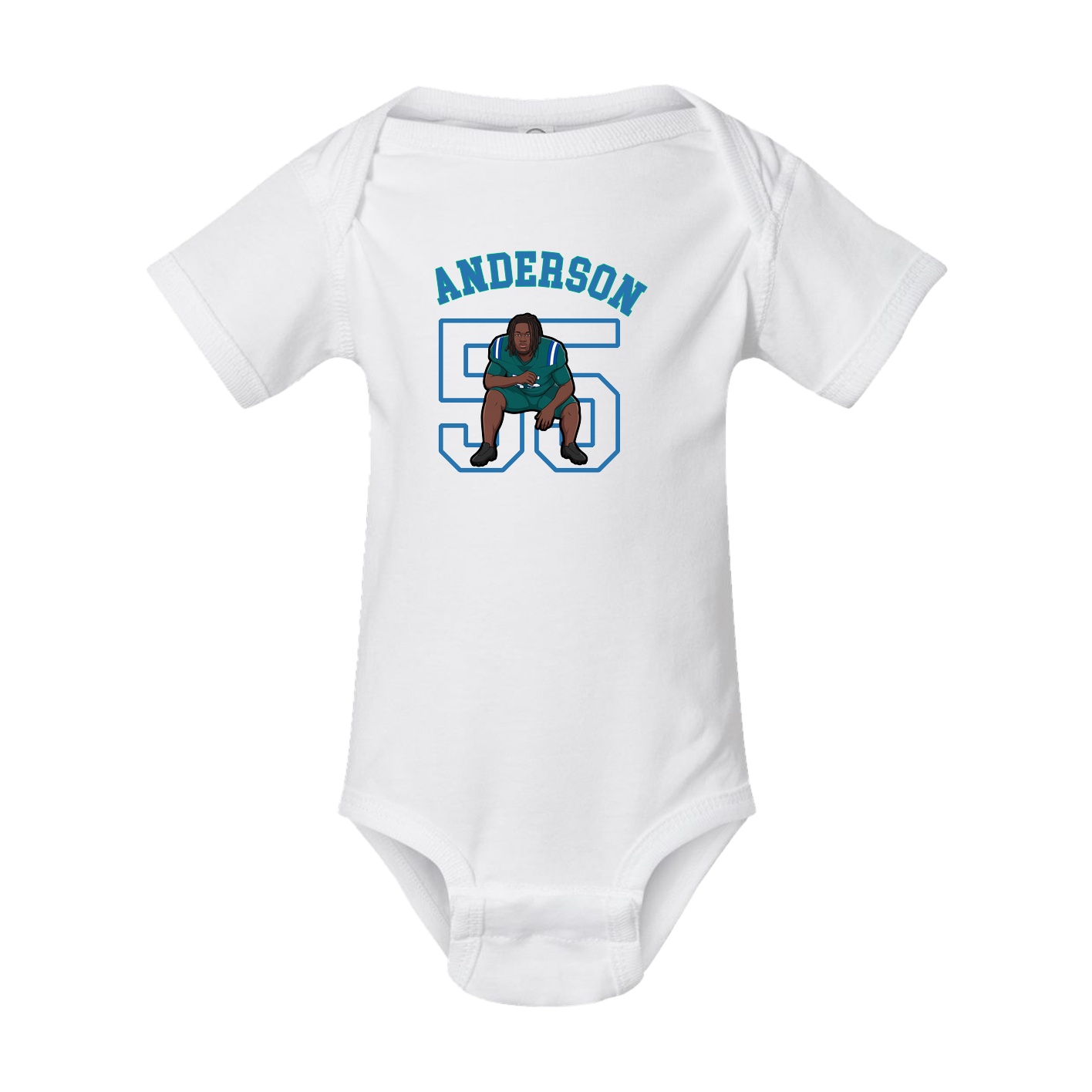 Baby Onesie — Shirsey Arch in White