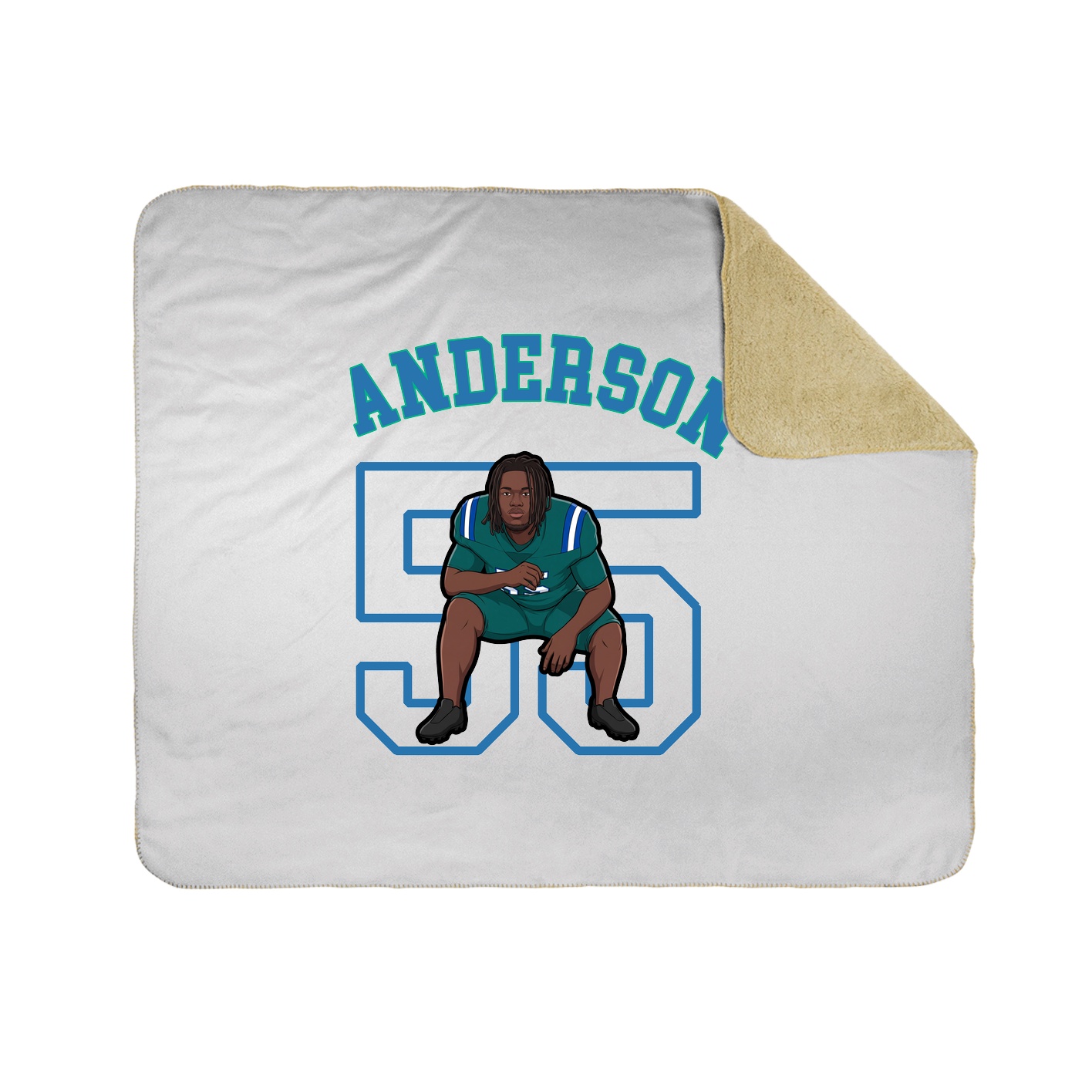Throw Blanket — Shirsey Arch in White