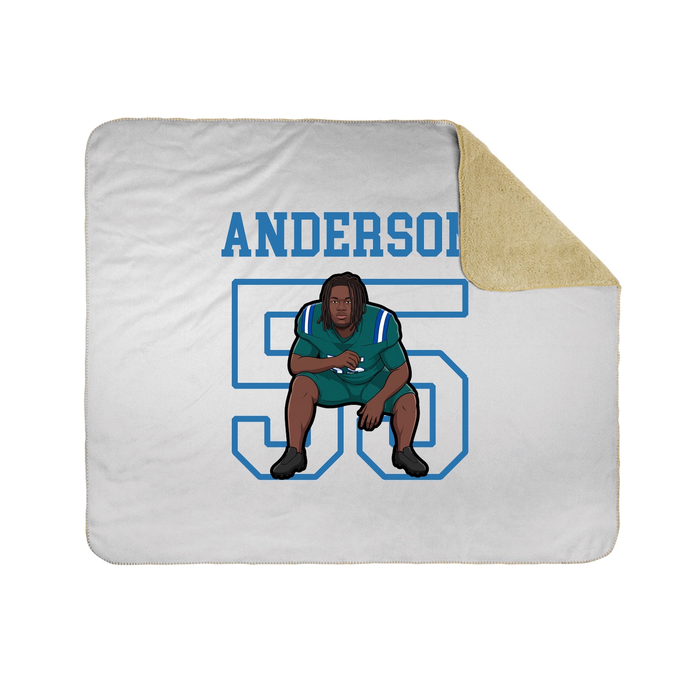 Throw Blanket — Shirsey in White