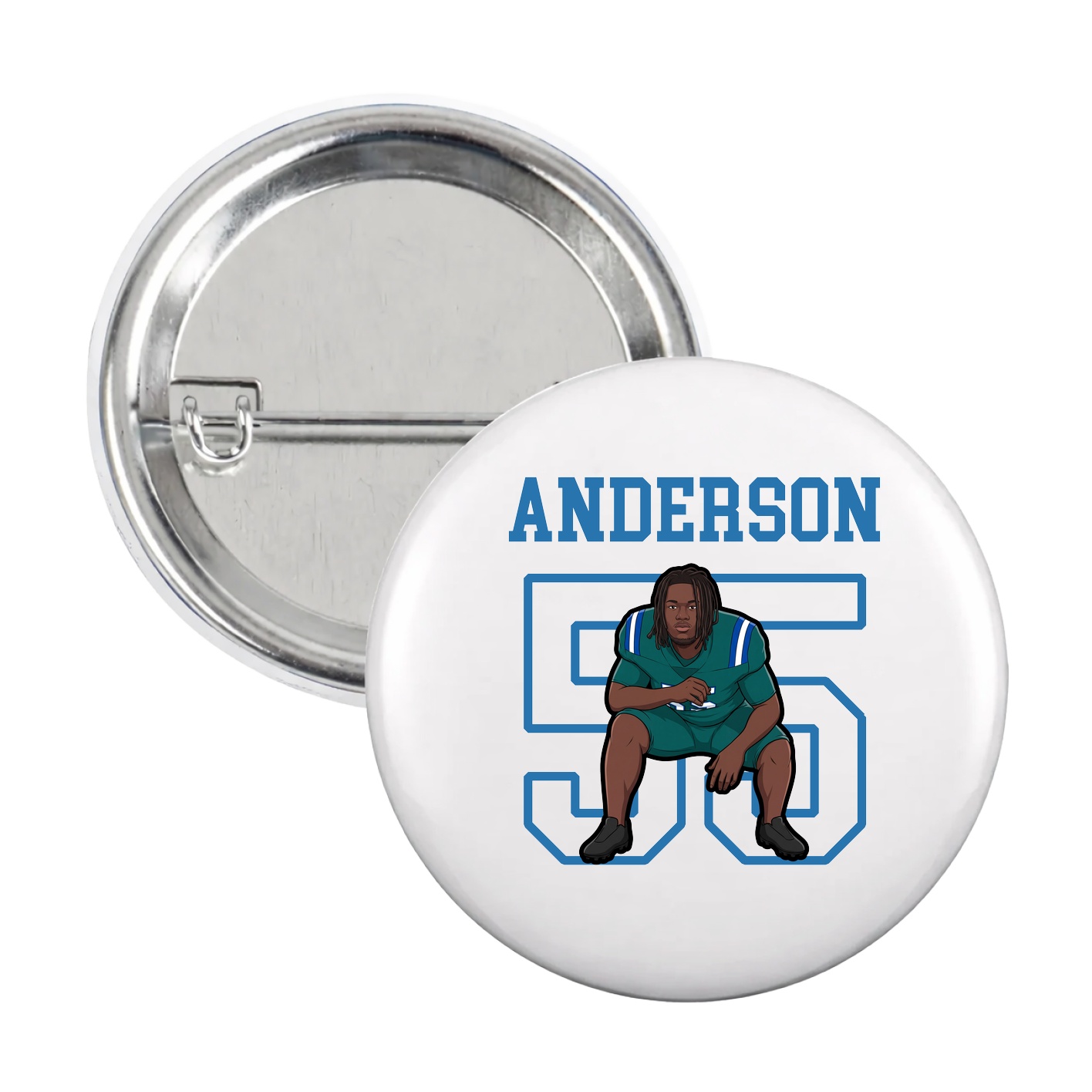 Game Day Button — Shirsey in White