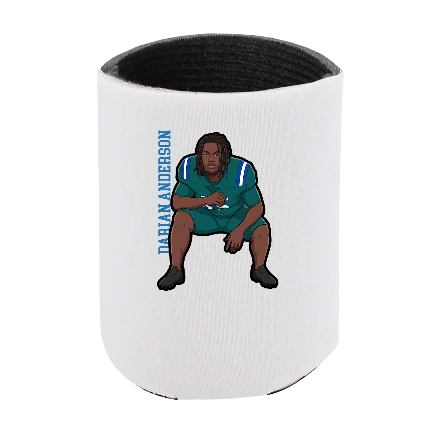 Can Holder — Name Vertical in White