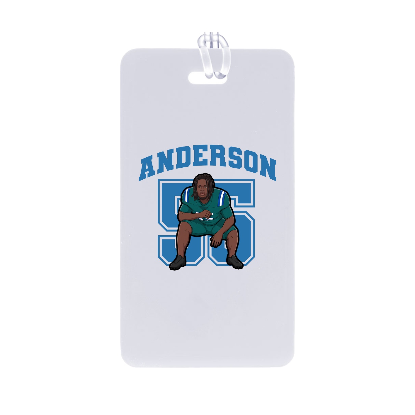 Bag Tag — Number in Classic