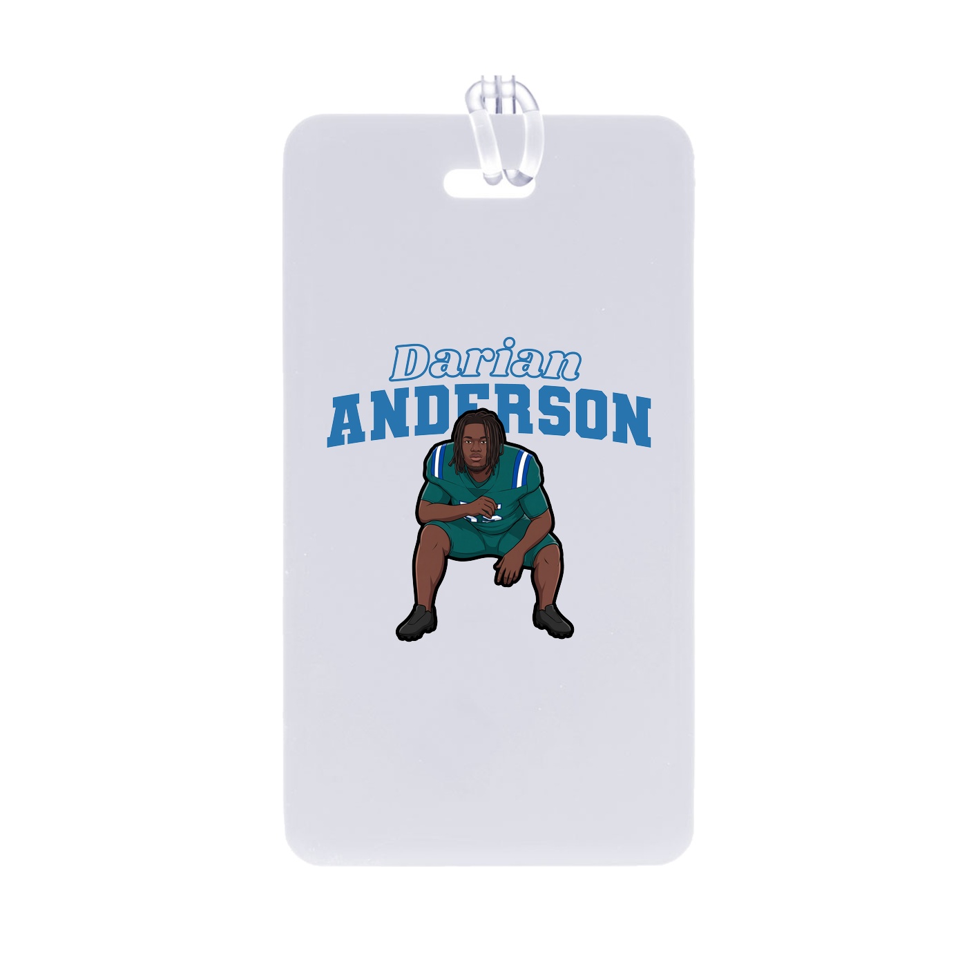 Bag Tag — Name Arch in Classic