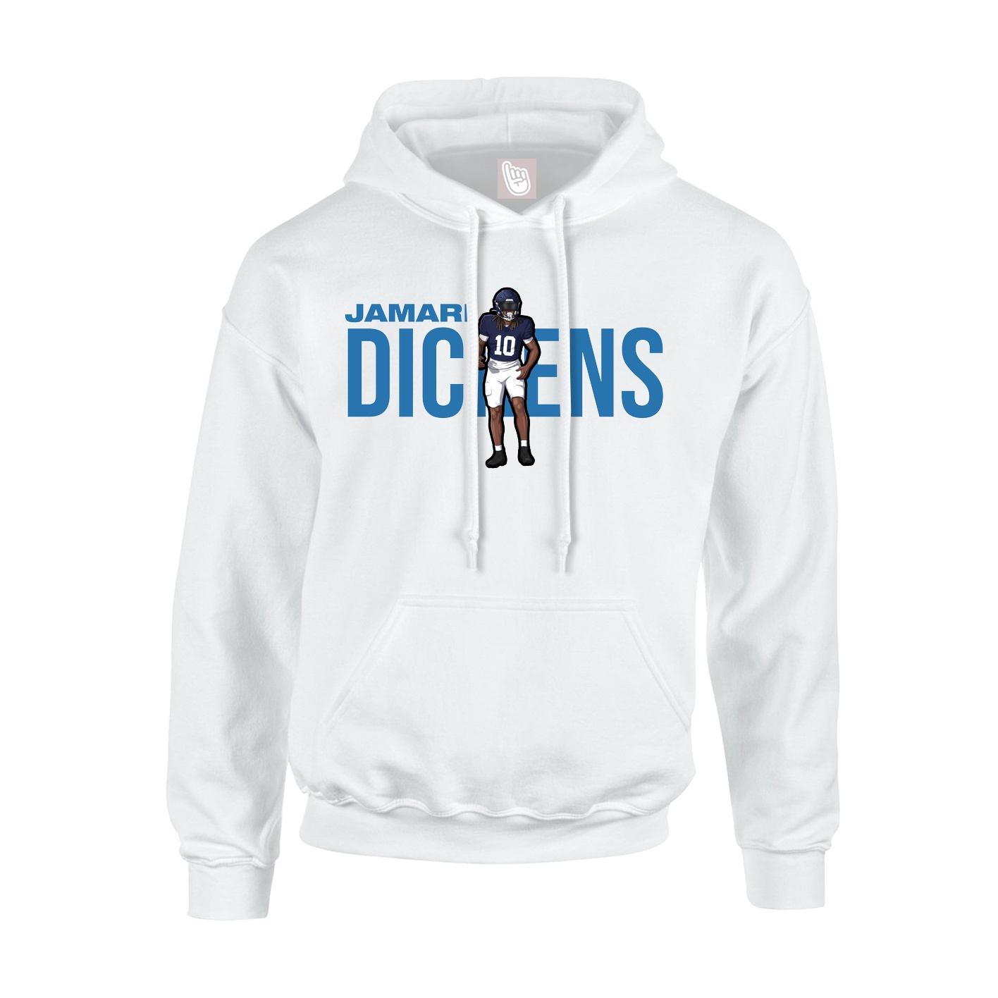 Youth Hoodie — Player Name in White
