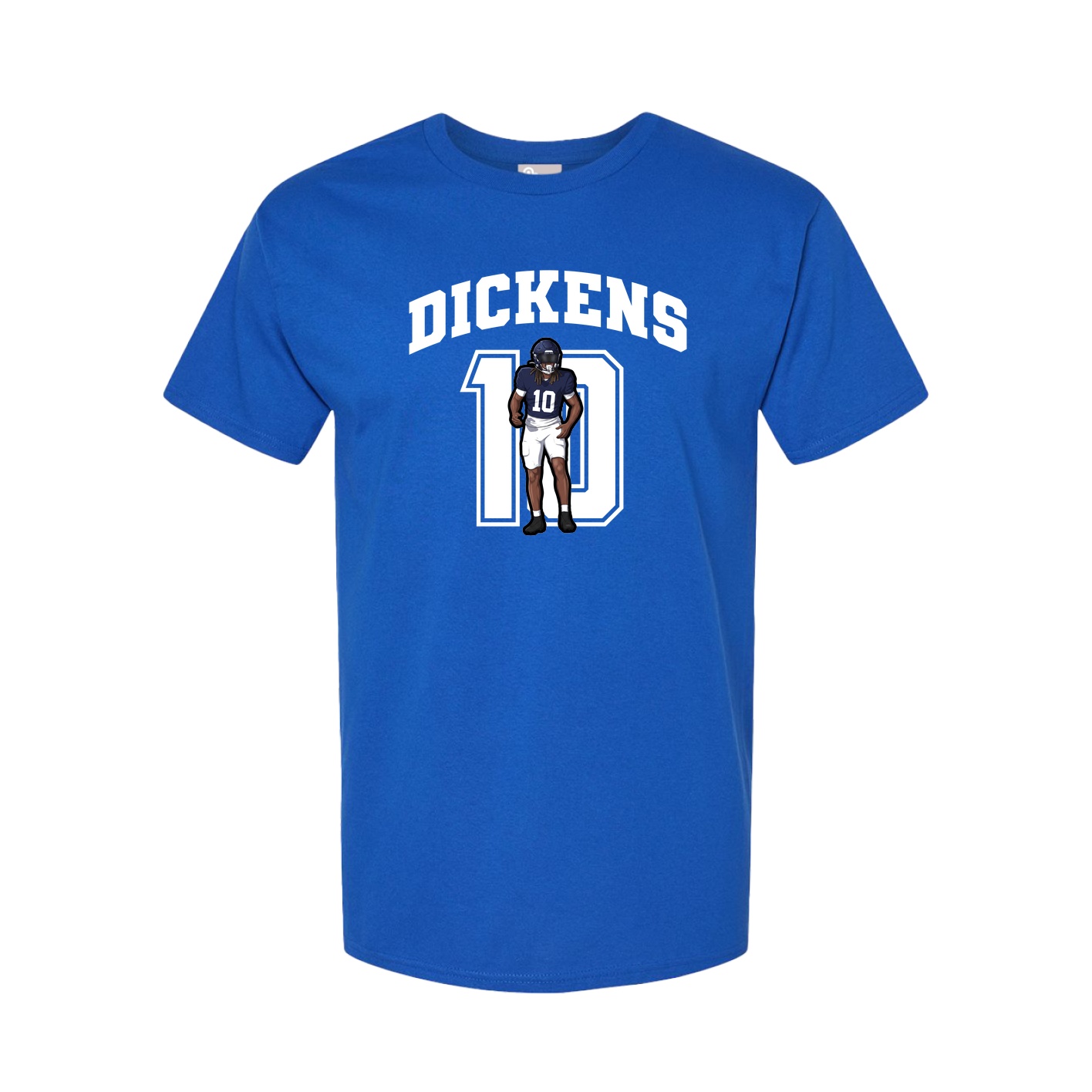 Youth Tee — Number in Royal