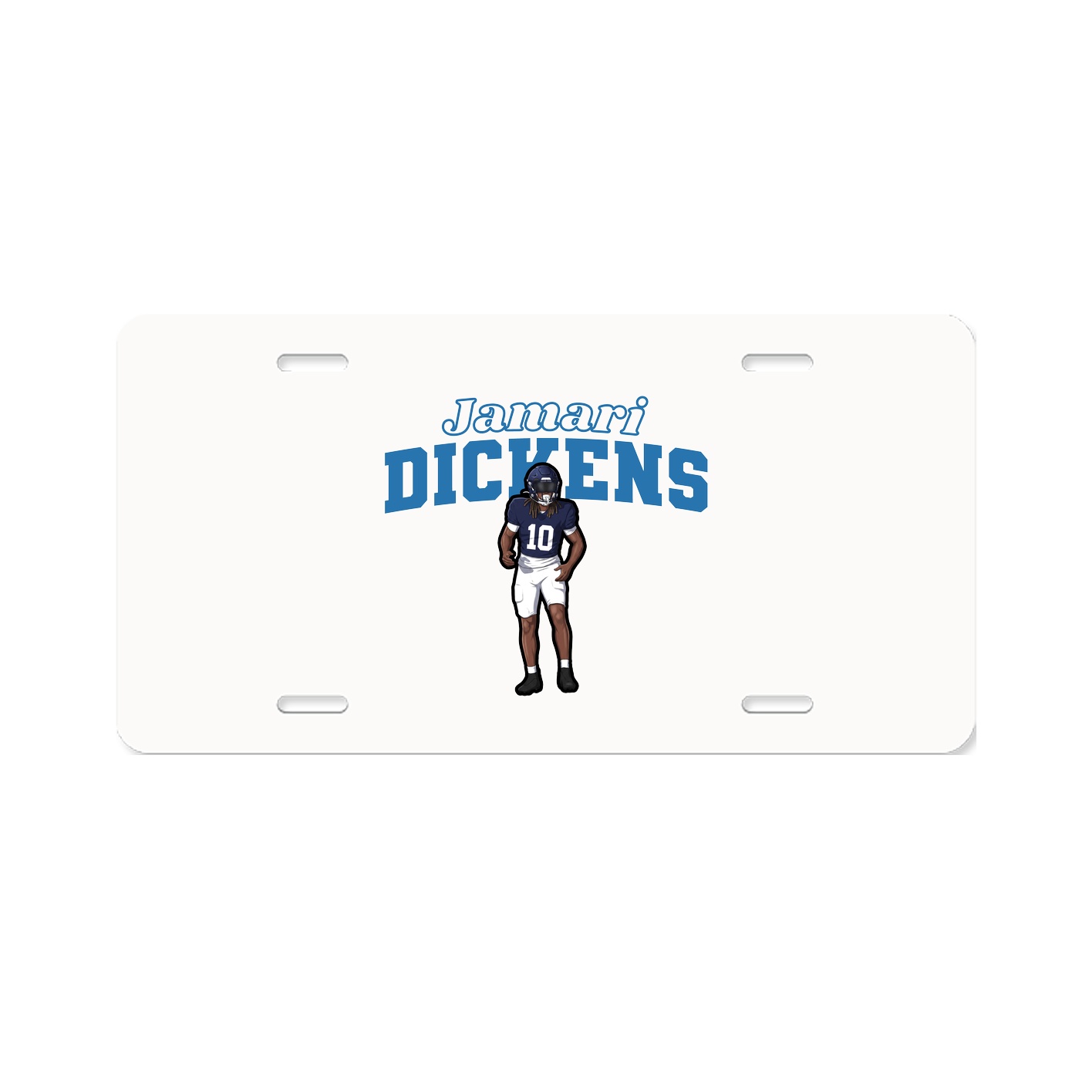 License Plate — Name Arch in Classic