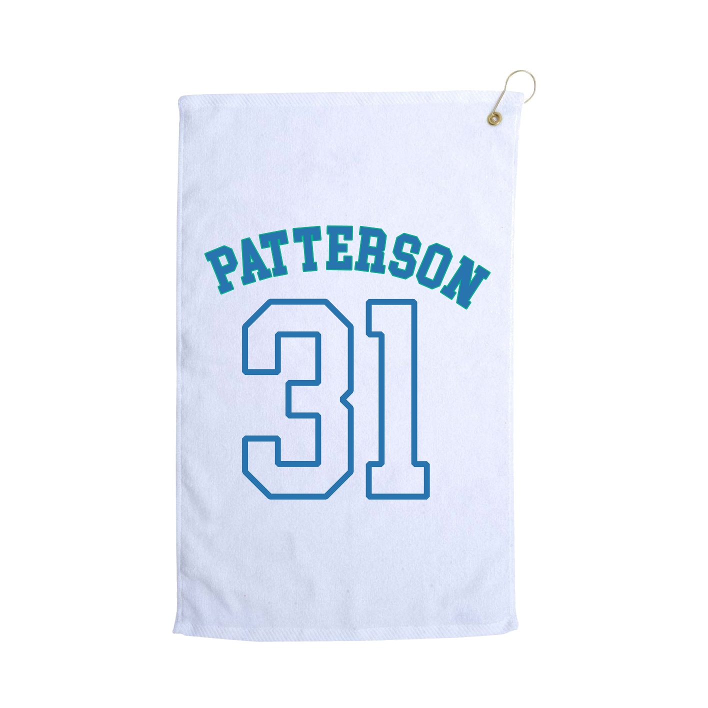 Golf Towel — Shirsey Arch in White