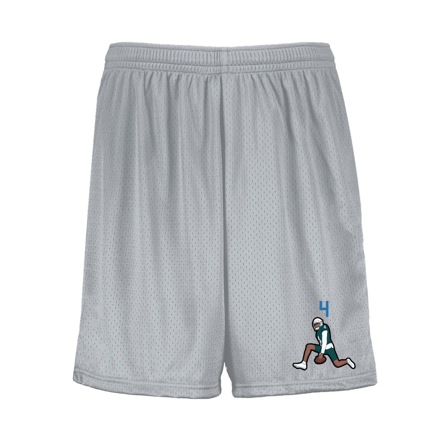 Shorts — Number Top in Silver