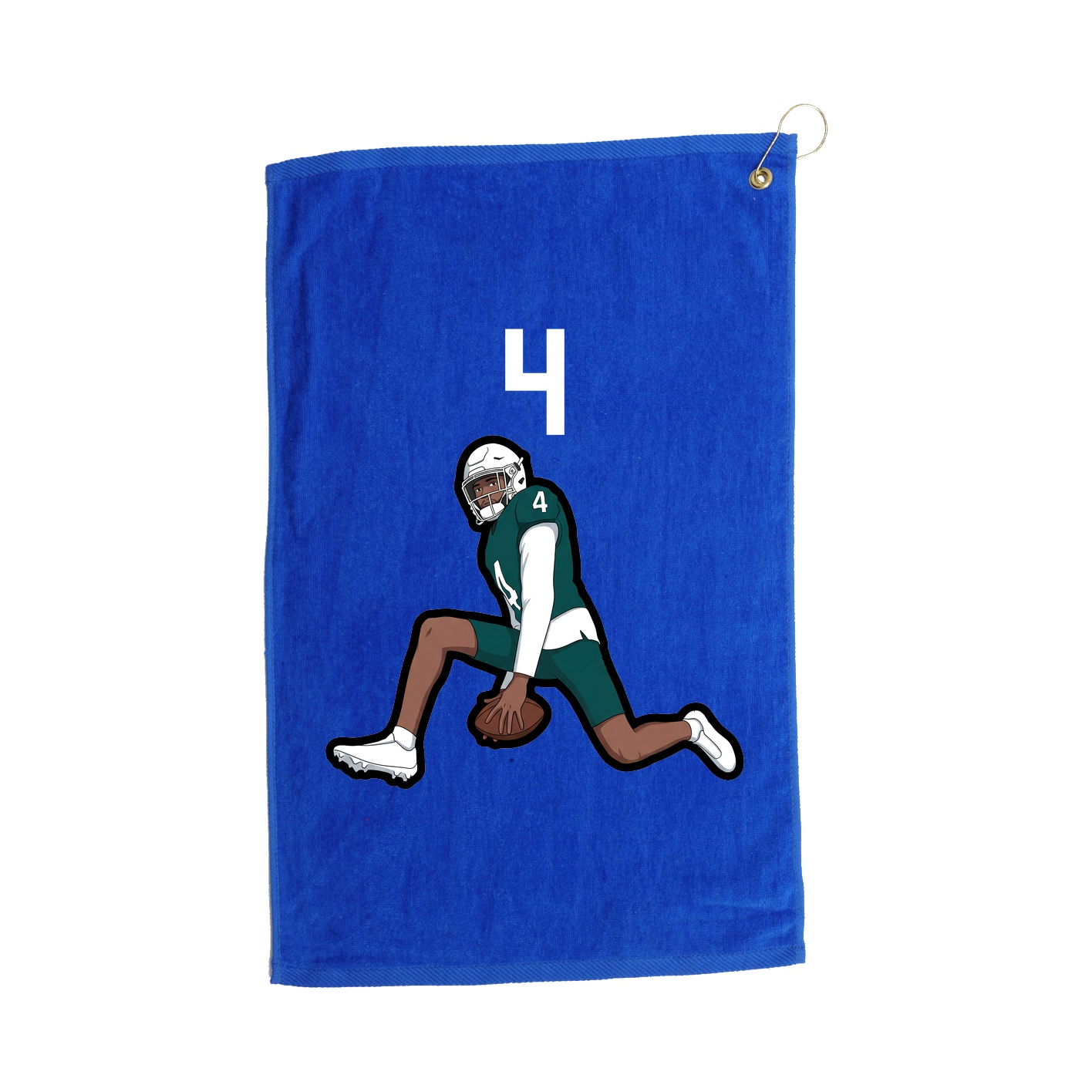 Golf Towel — Number Top in Royal