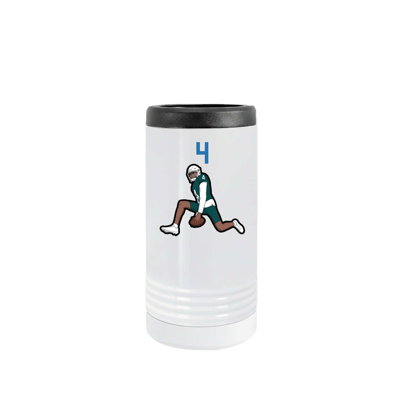 Slim Beverage Holder — Number Top in White