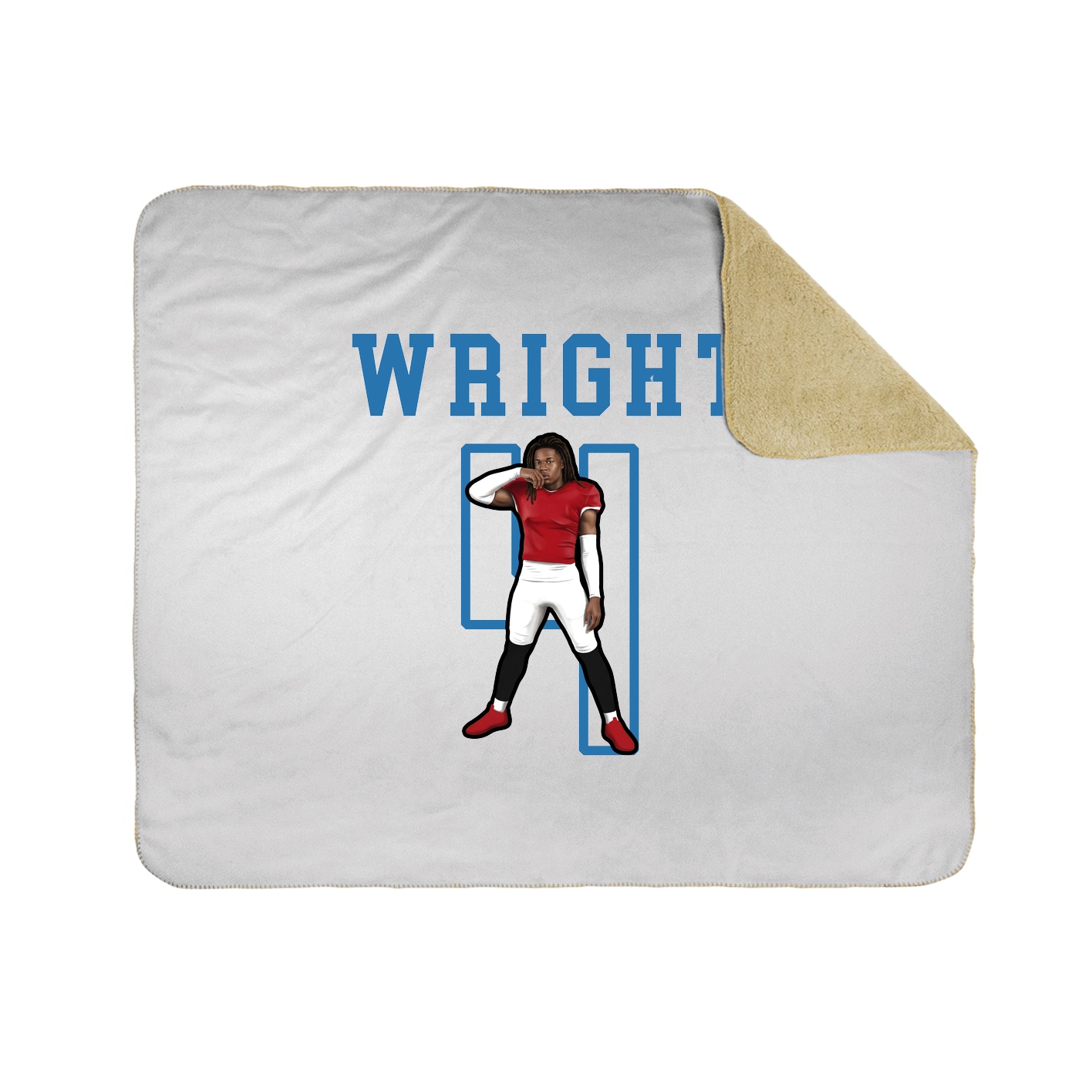 Throw Blanket — Shirsey in White
