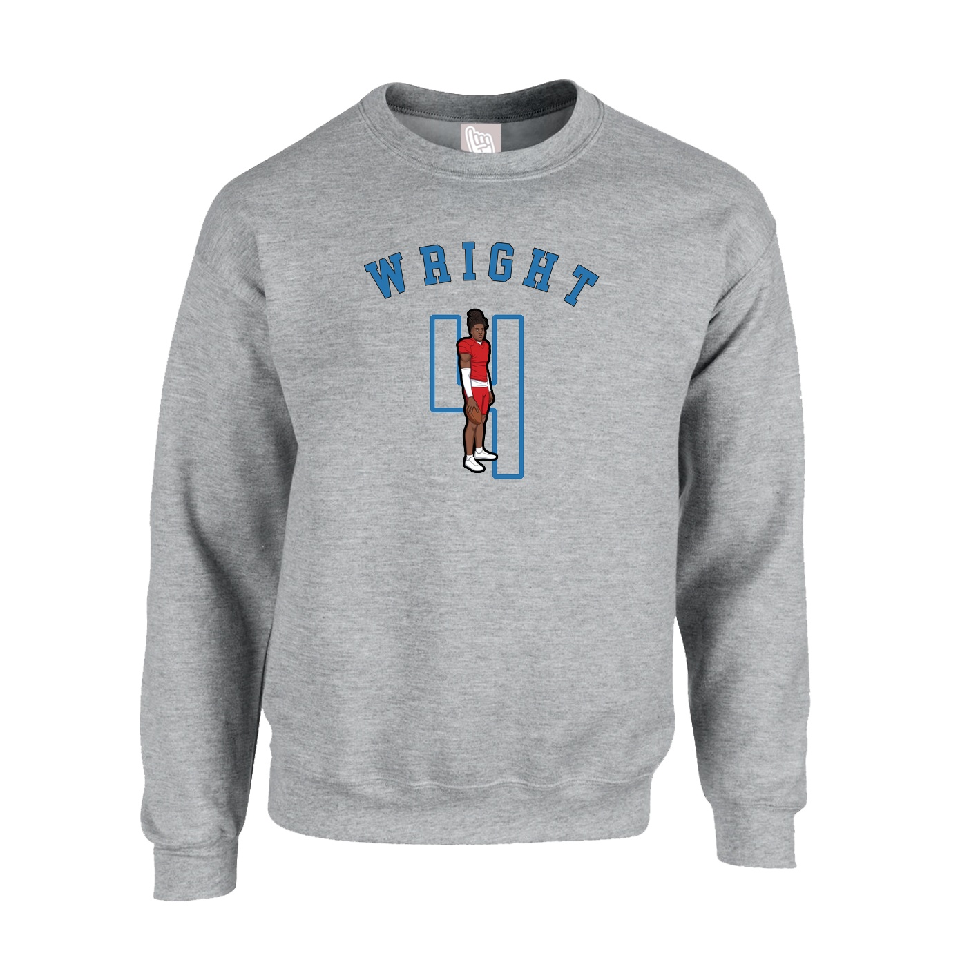Fleece Crew — Shirsey Arch in Grey