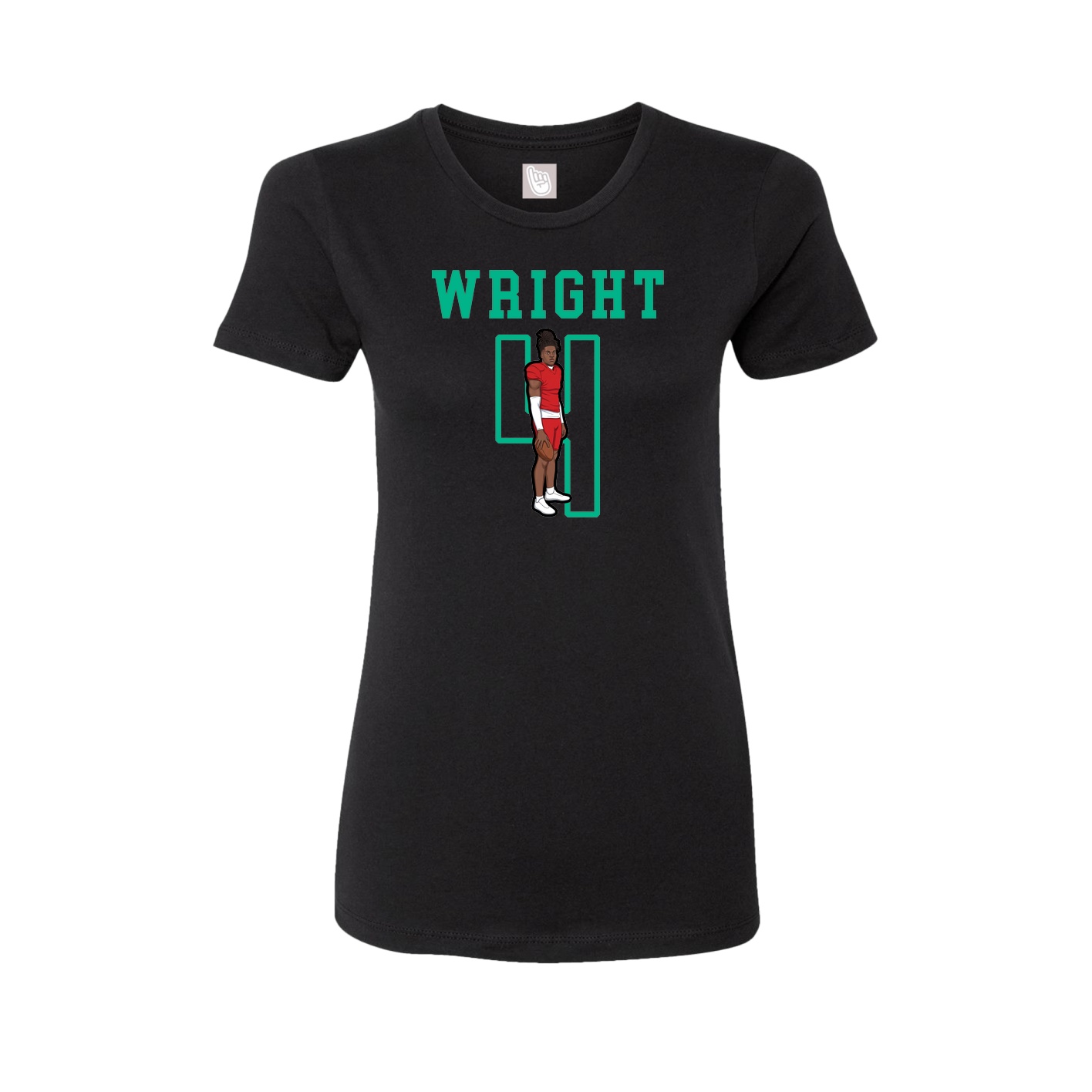 Fitted Women's Tee — Shirsey in Black