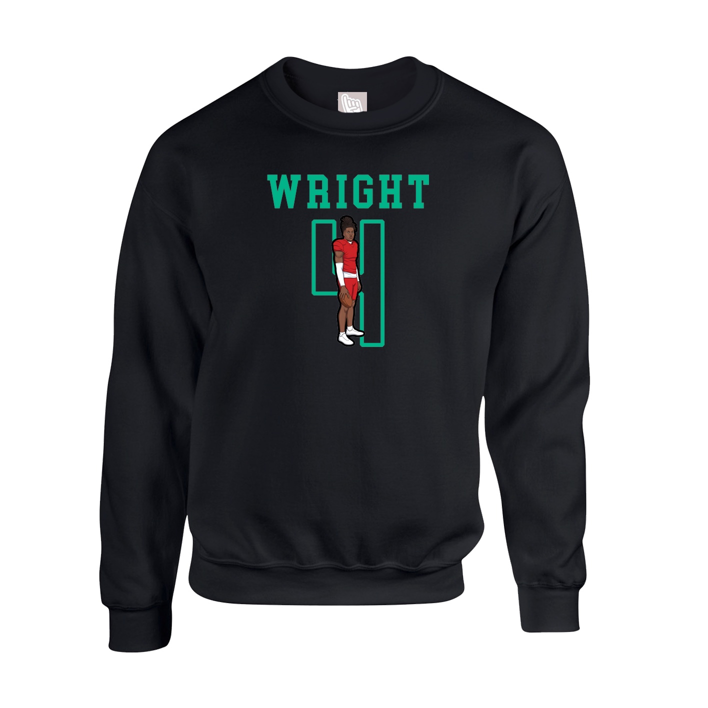 Fleece Crew — Shirsey in Black