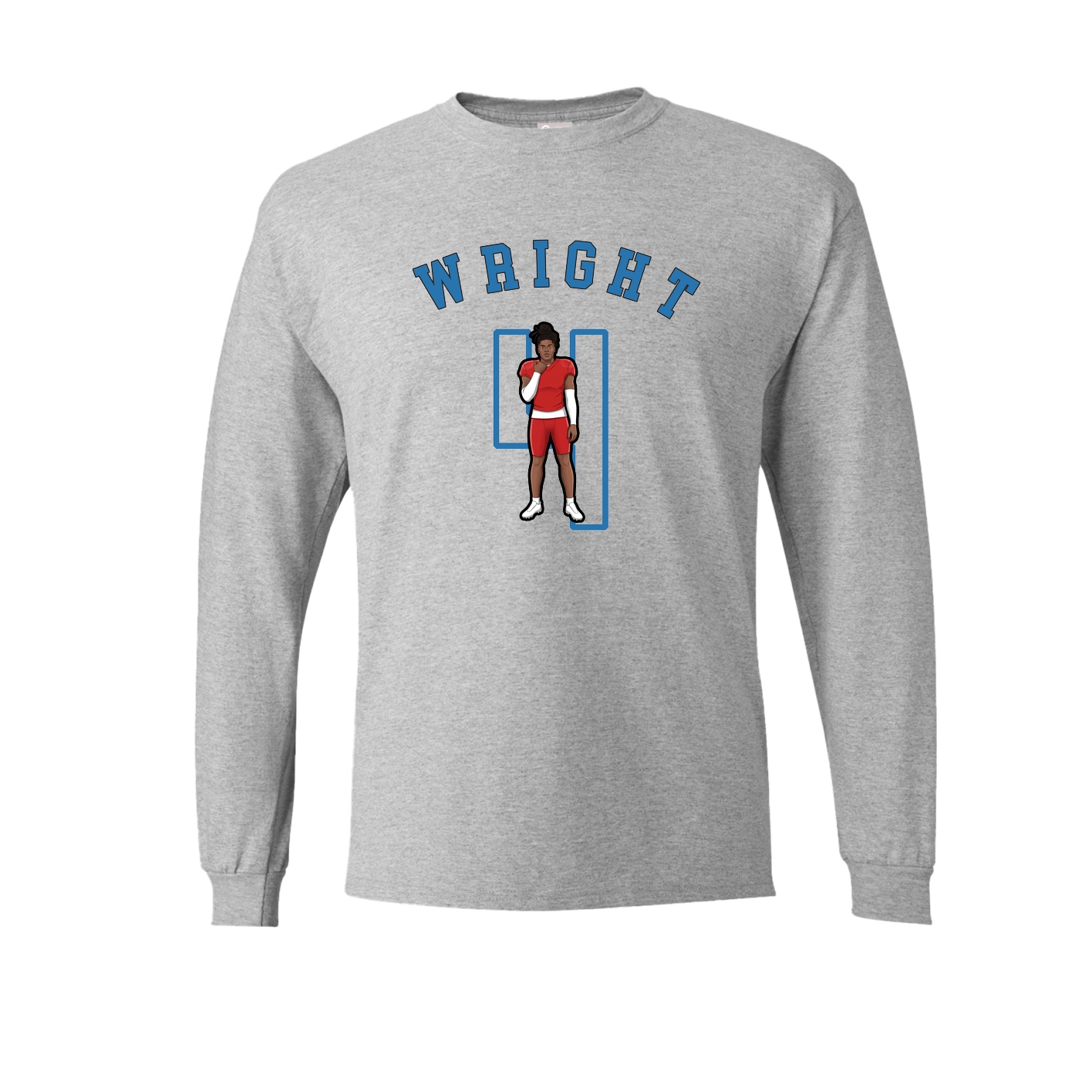 Long Sleeve Tee — Shirsey Arch in Grey