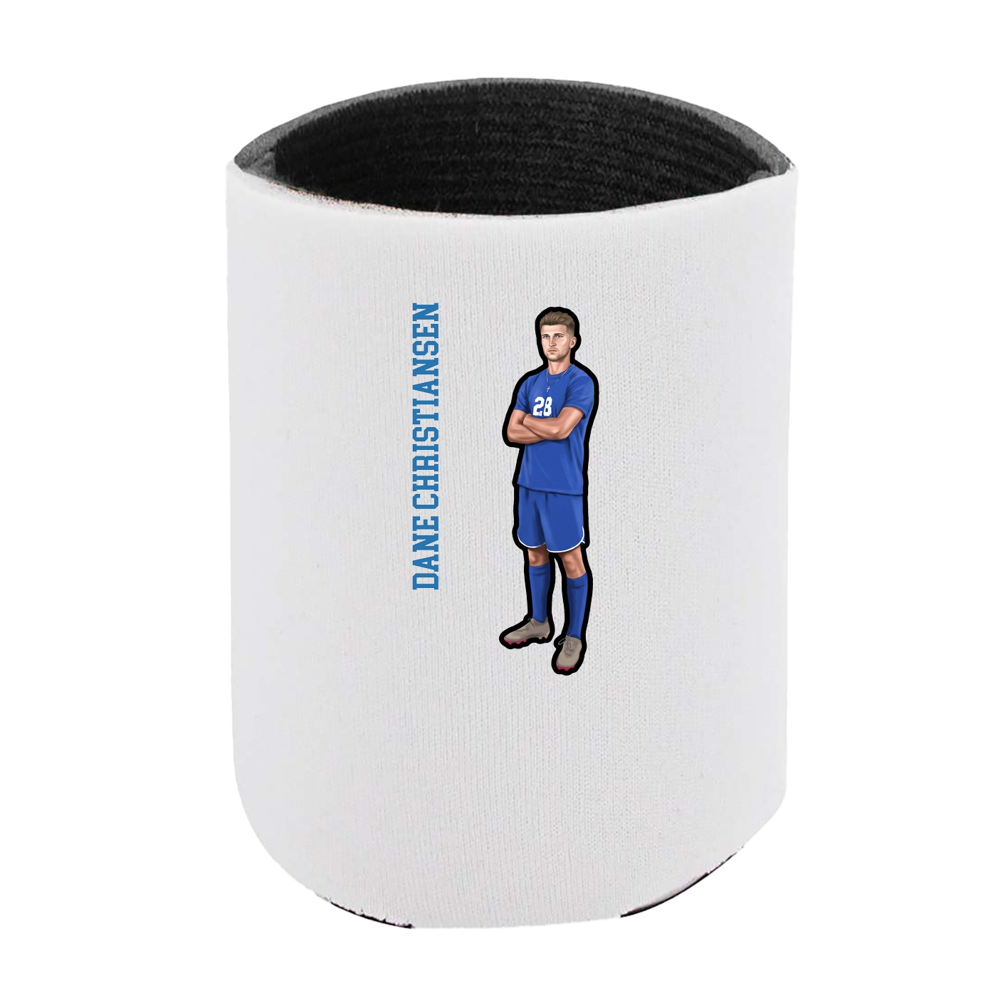 Can Holder — Name Vertical in White