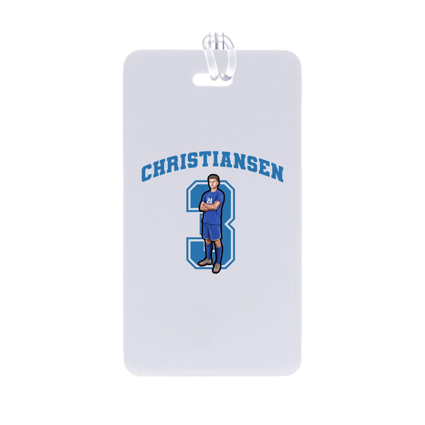 Bag Tag — Number in Classic