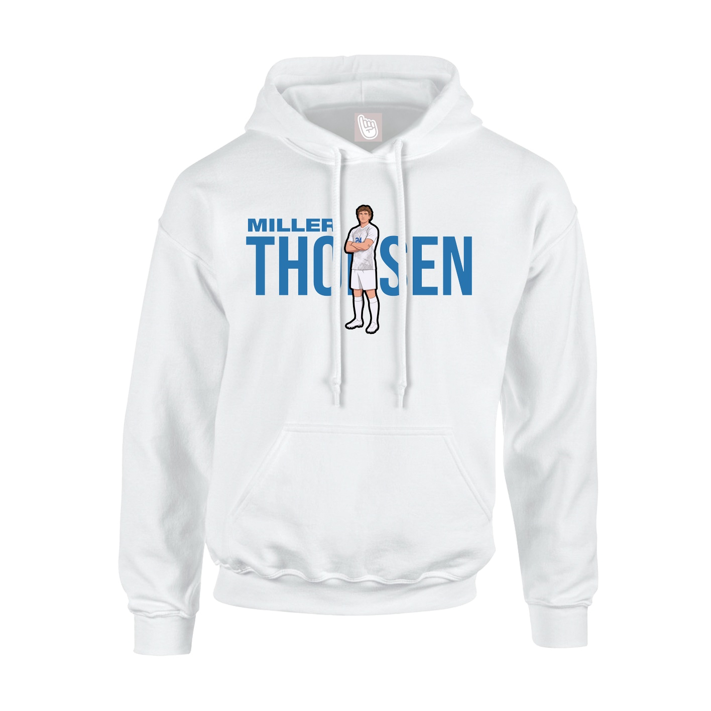 Youth Hoodie — Player Name in White