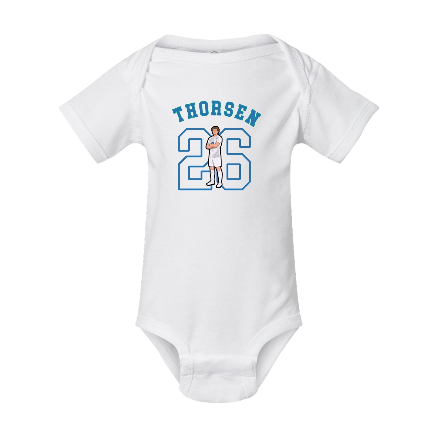 Baby Onesie — Shirsey Arch in White