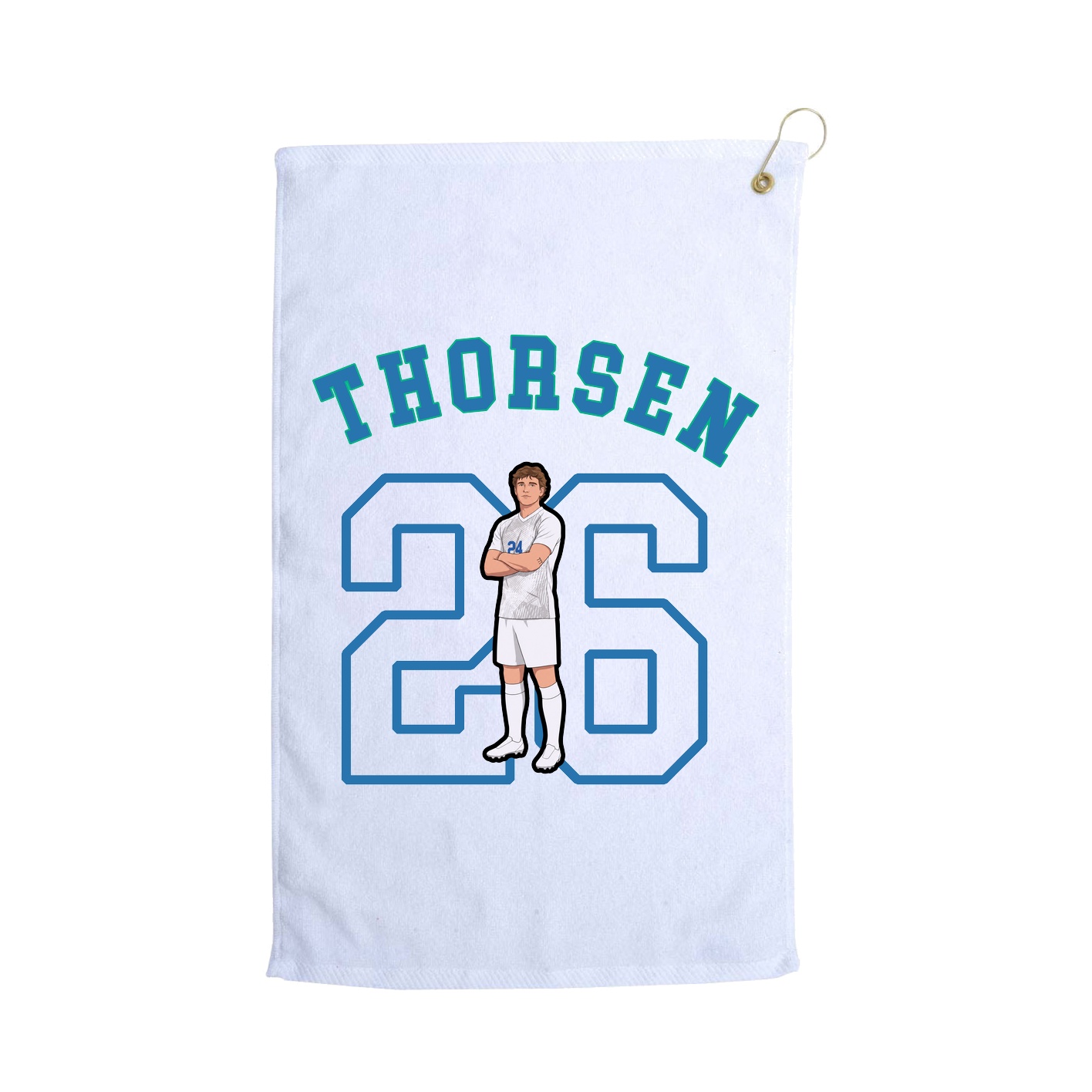 Golf Towel — Shirsey Arch in White