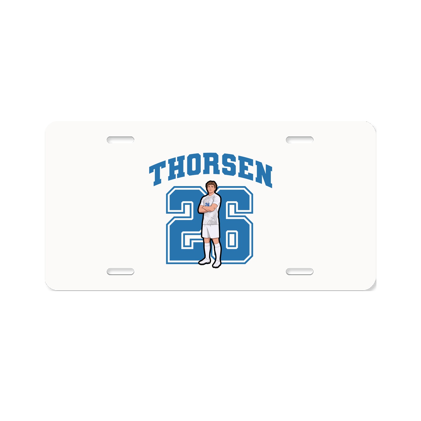 License Plate — Number in Classic