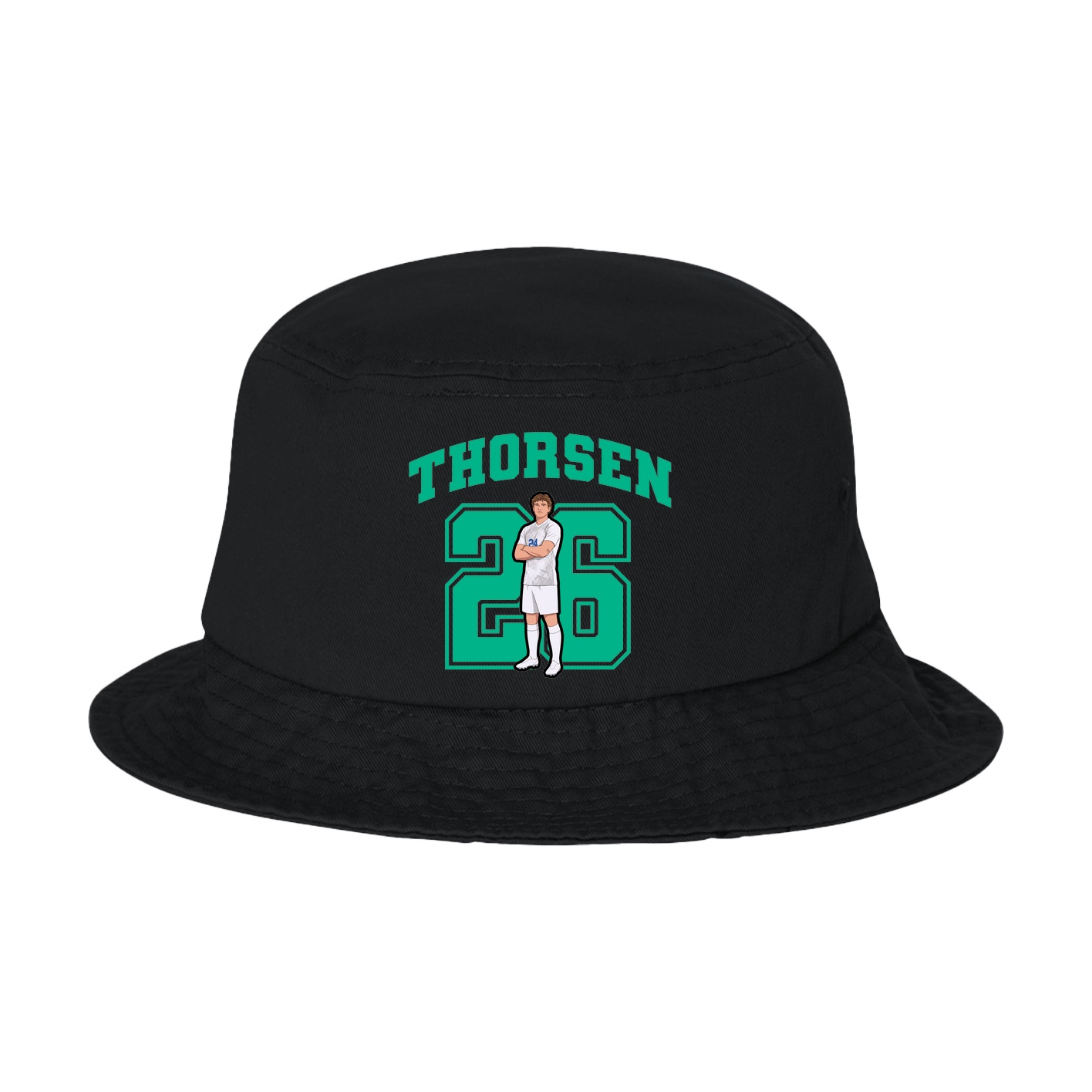 Bucket Cap — Number in Black
