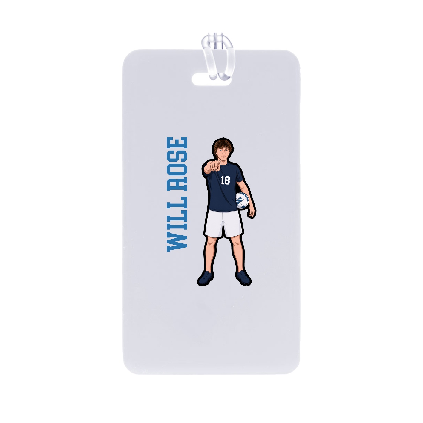 Bag Tag — Name Vertical in Classic