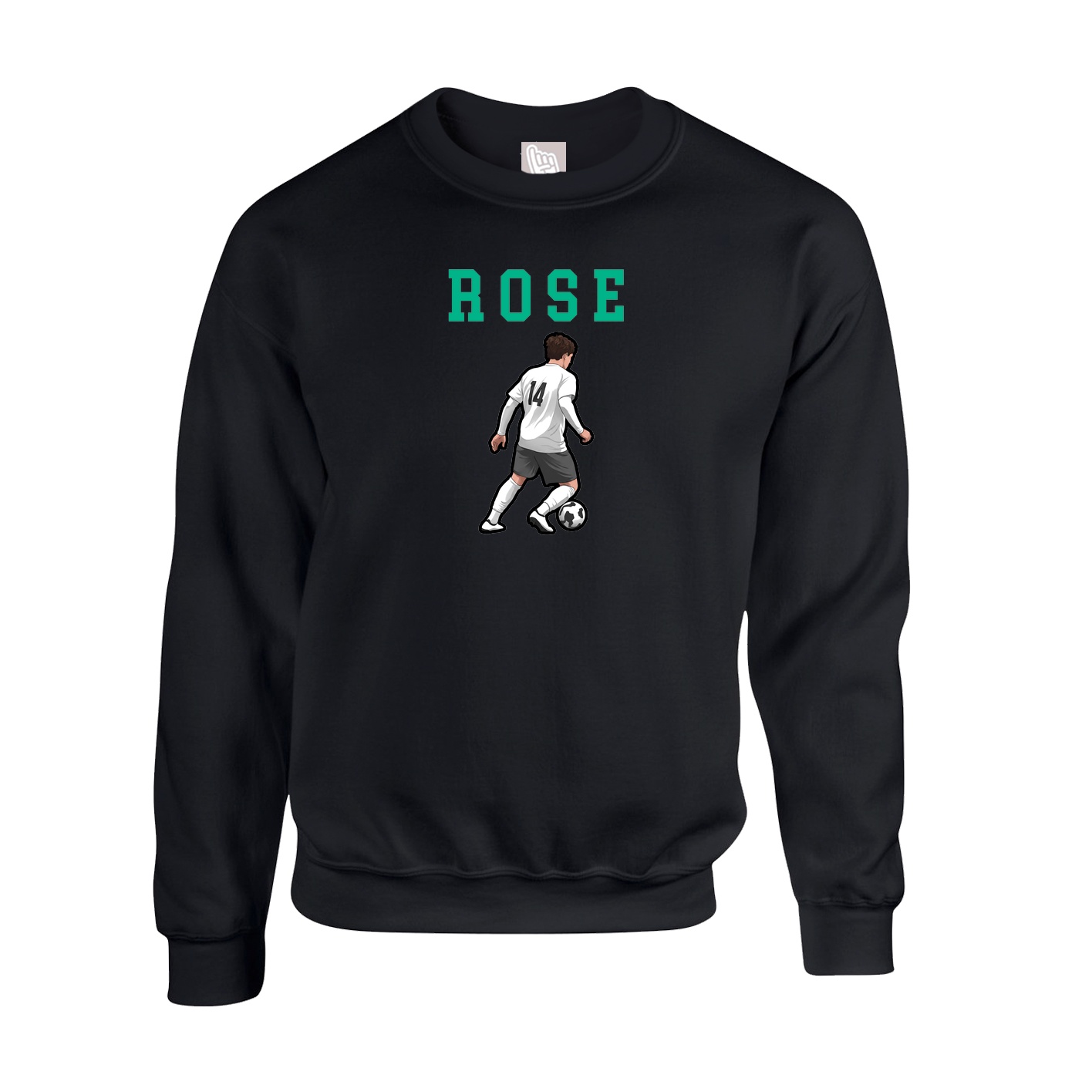 Fleece Crew — Shirsey in Black