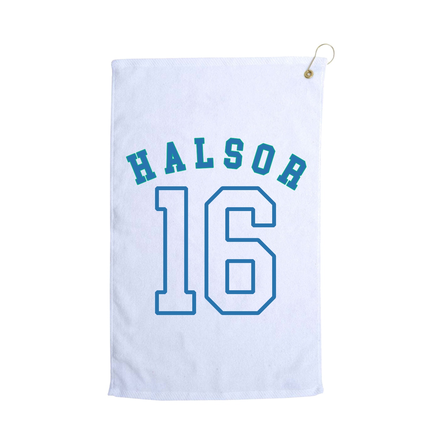 Golf Towel — Shirsey Arch in White