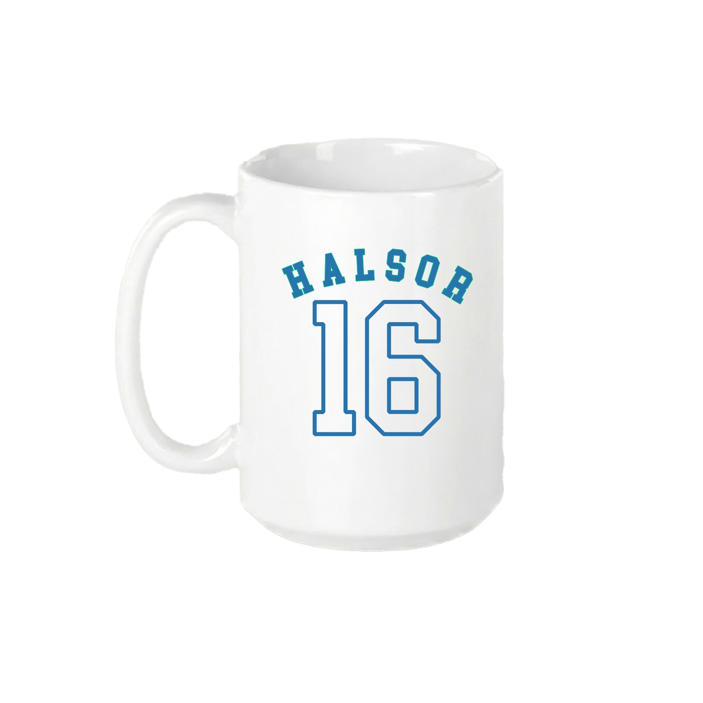 15oz Coffee Mug — Shirsey Arch in White