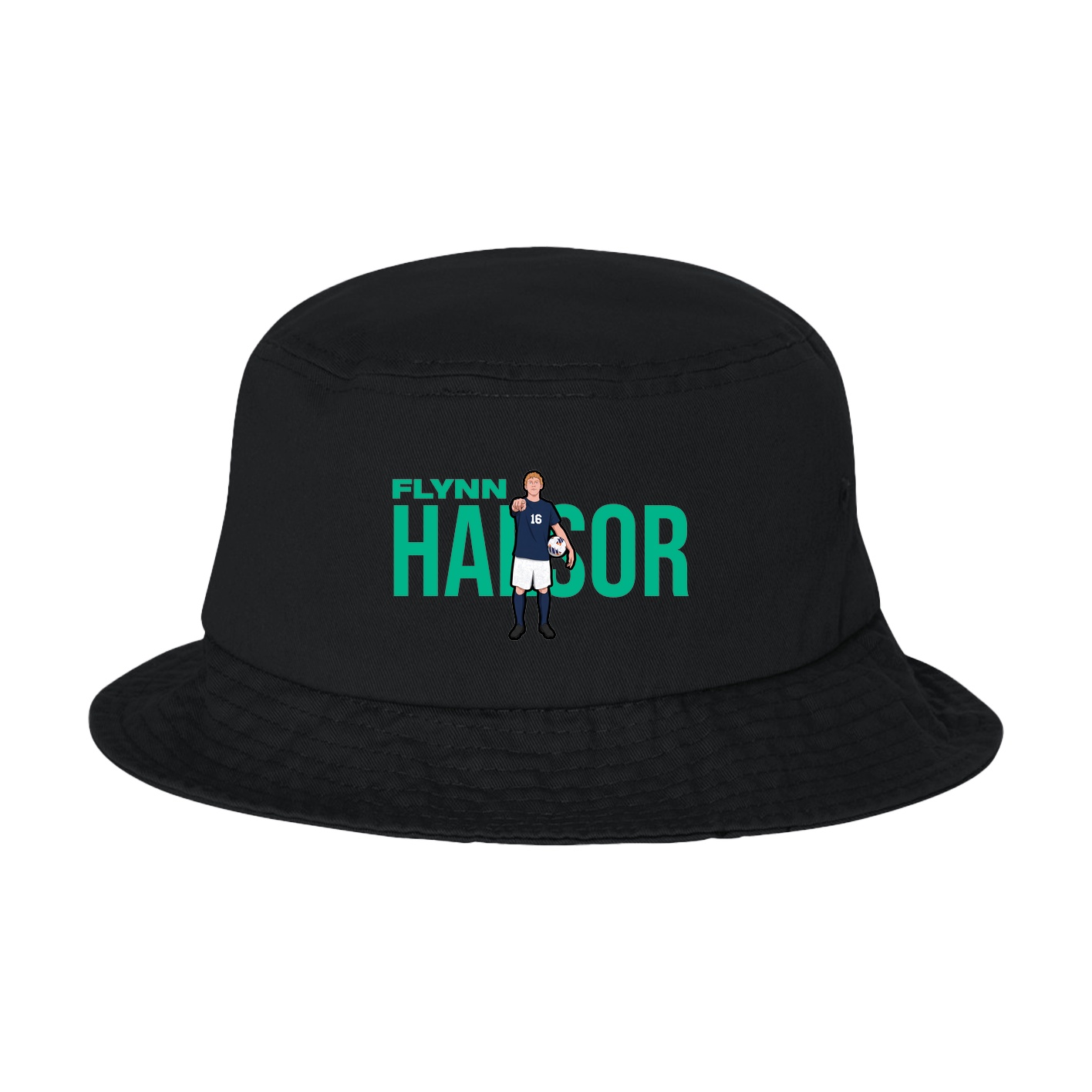 Bucket Cap — Player Name in Black